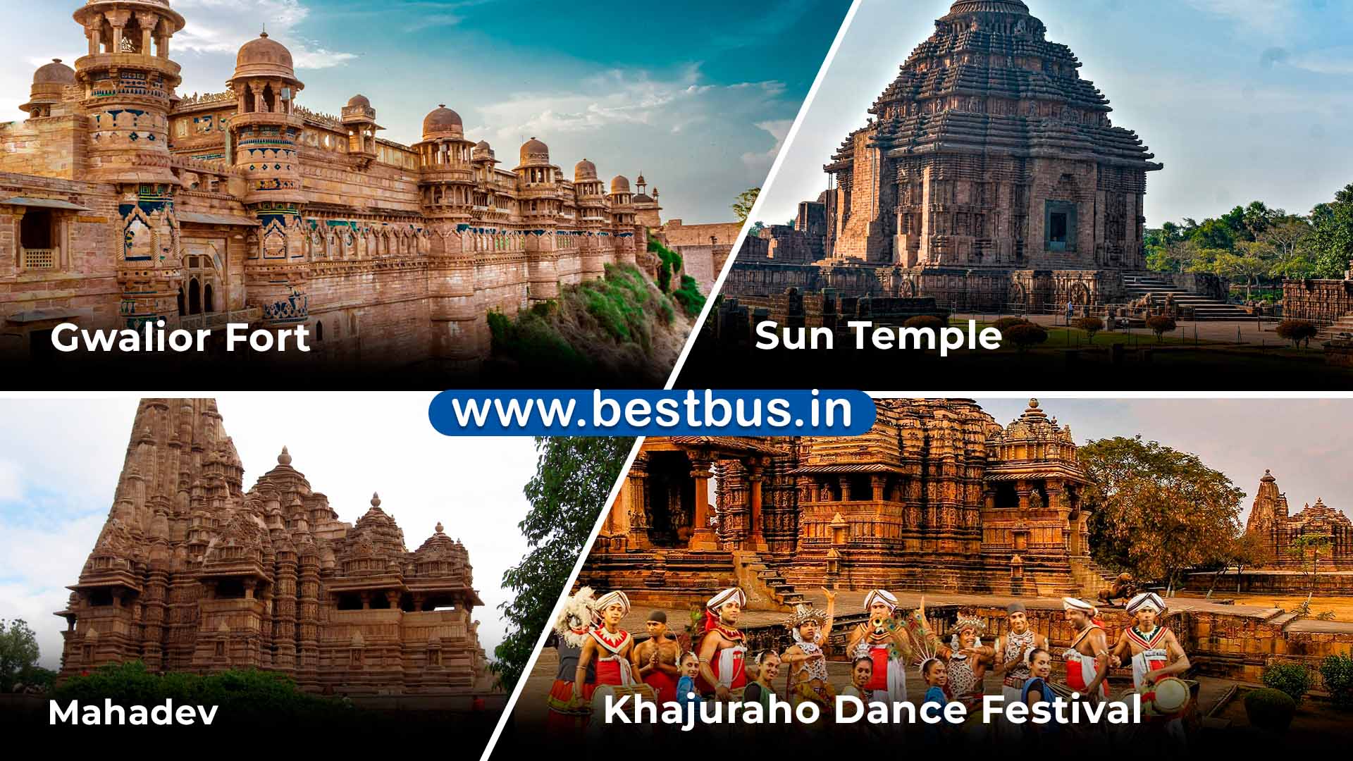 Magnificent Madhya Pradesh Tour Package With Jabalpur-bhedaghat-khajuraho-orcchha-gwalior From Hyderabad By Flight