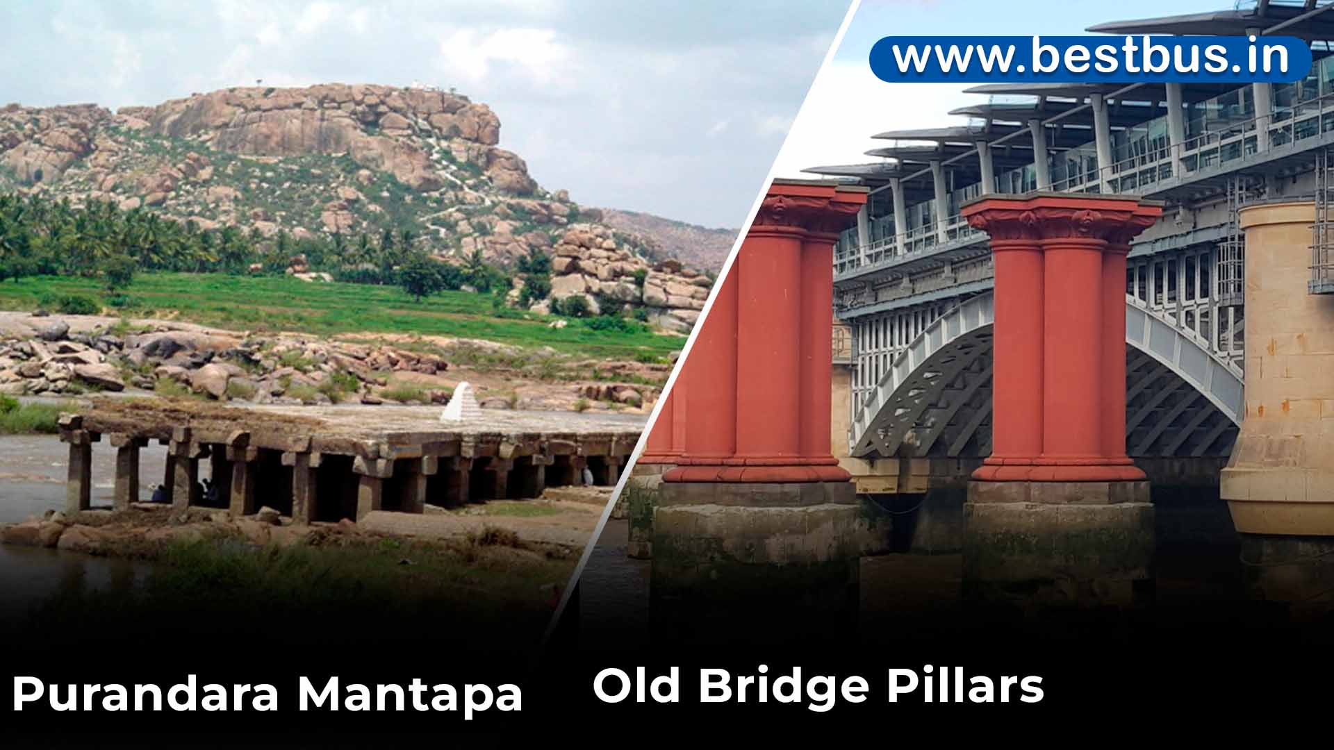 Mantralayam-Tungabhadra Dam-Hampi Tour Package from Bangalore