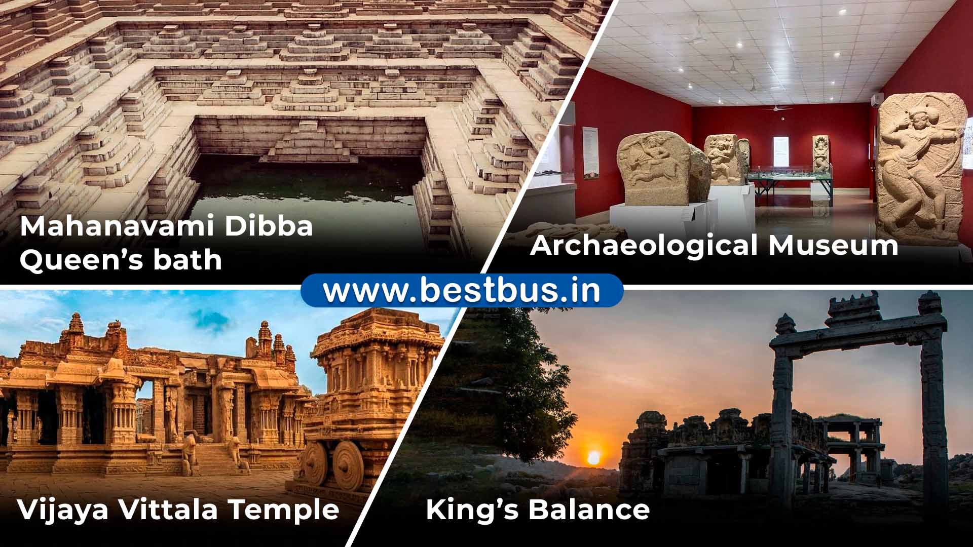 Mantralayam-Tungabhadra Dam-Hampi Tour Package from Bangalore