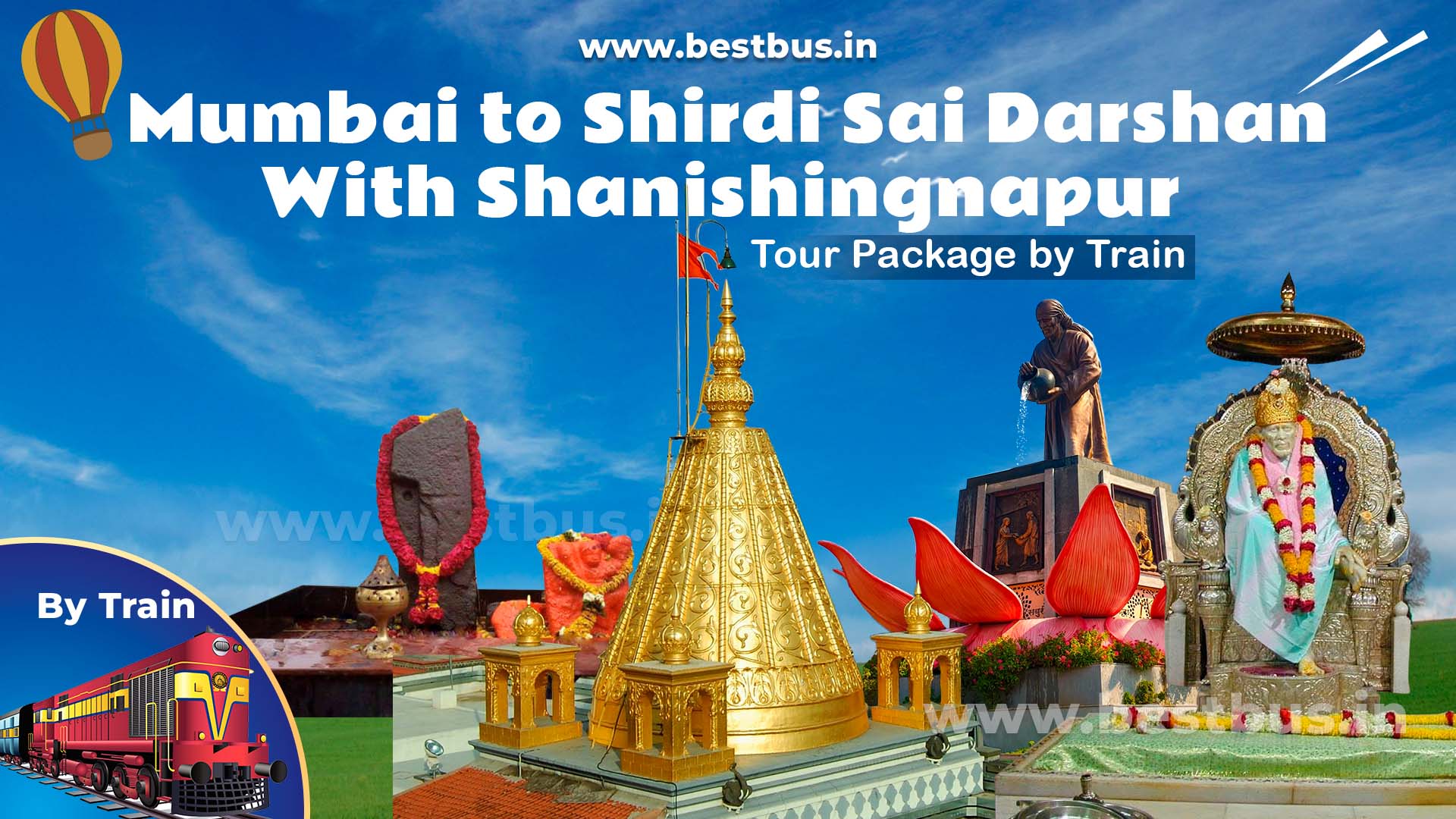 Mumbai To Shirdi Sai Darshan With Shanishingnapur Package By Train