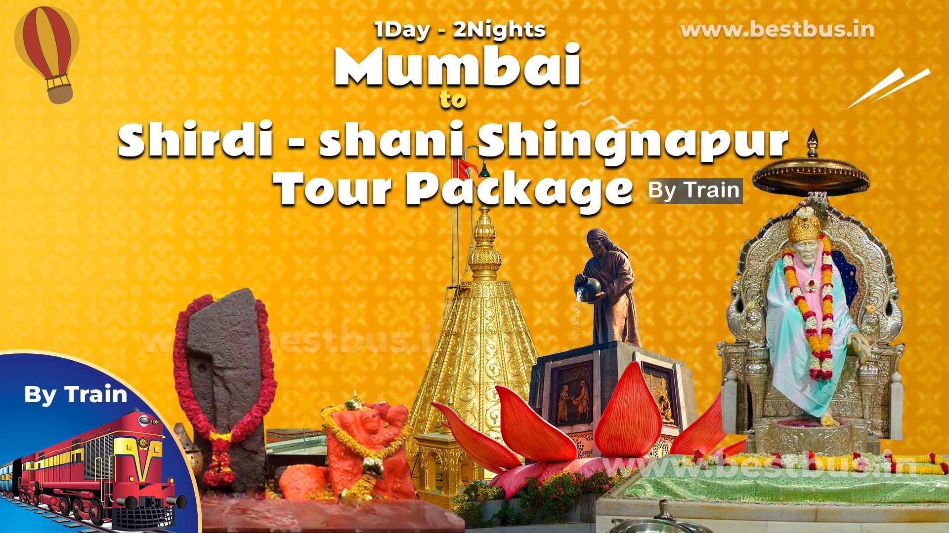 Mumbai To Shirdi Shani Shingnapur Tour Package By Vande Bharat Train