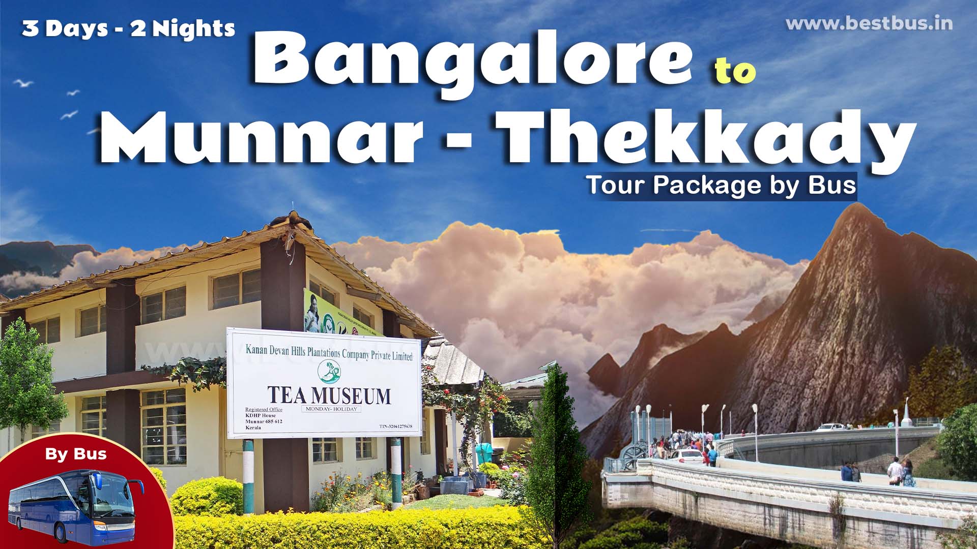 Munnar Thekkady Tour Package From Bangalore