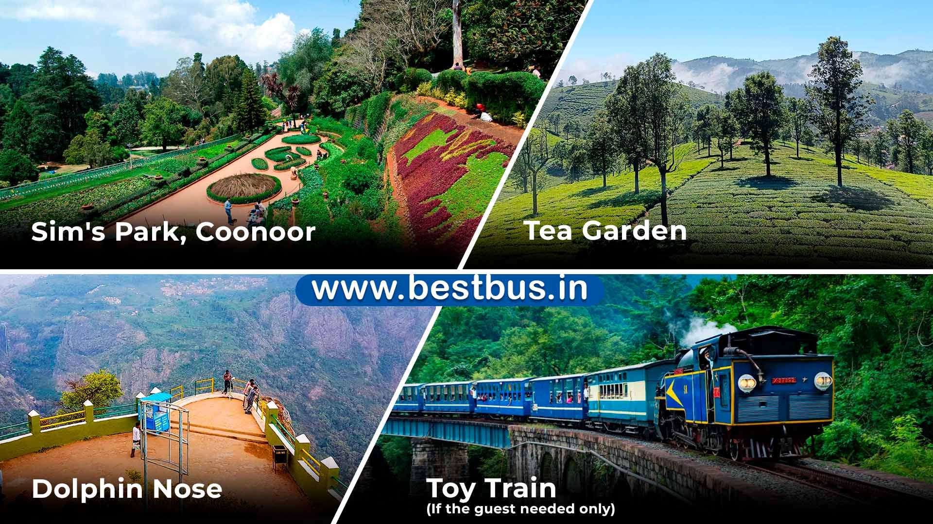 Mysore-Ooty-Coonoor Tour Package from Bangalore