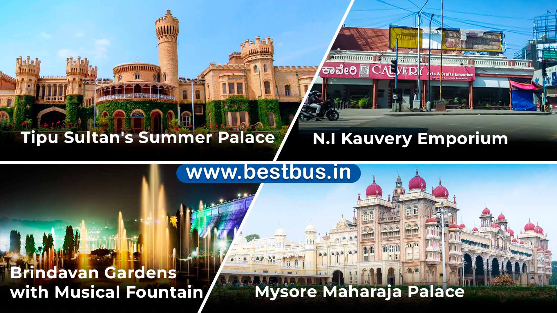 Mysore-Ooty-Kodaikanal Tour Package from Bangalore