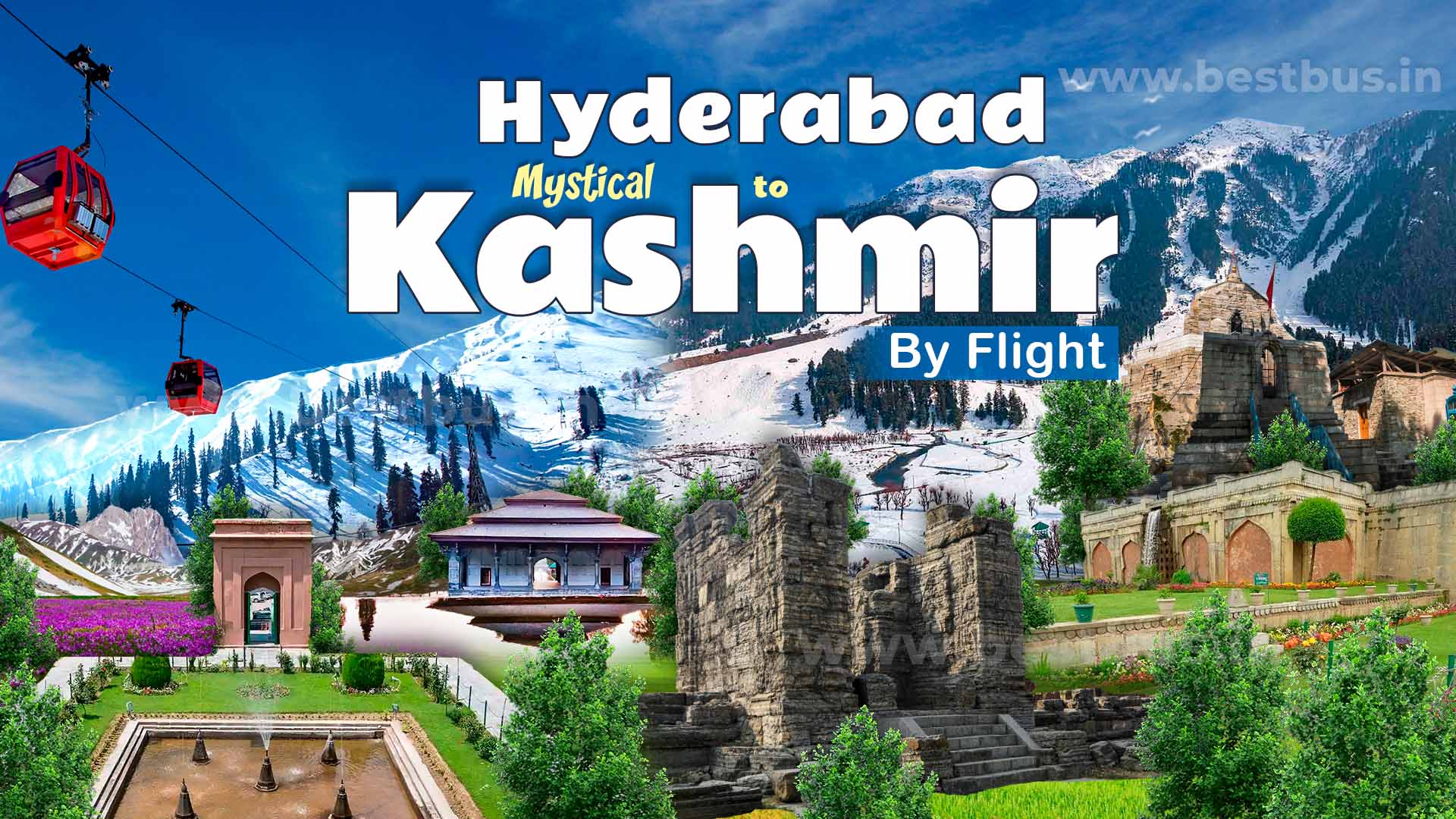 Mystical Kashmir Tour Package From Hyderabad By Flight-sha11a
