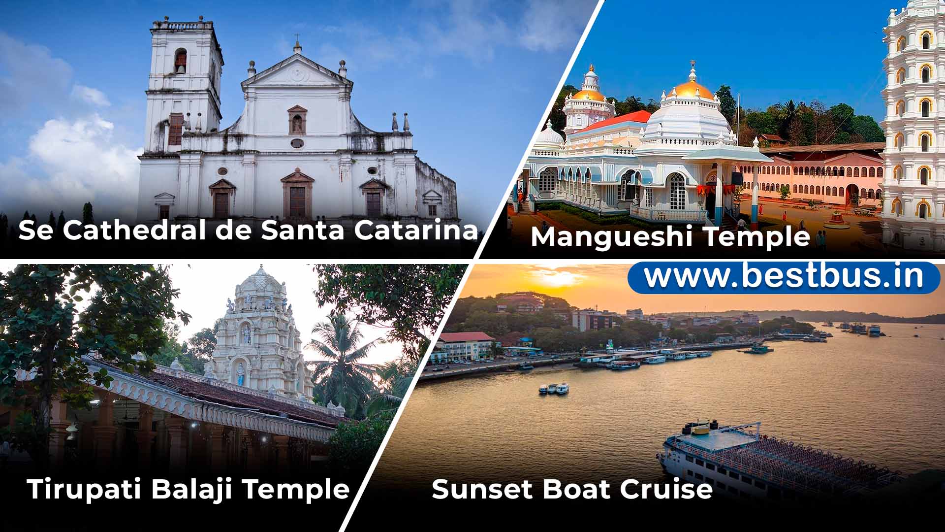 North Goa and South Central Goa Tour Package From Goa