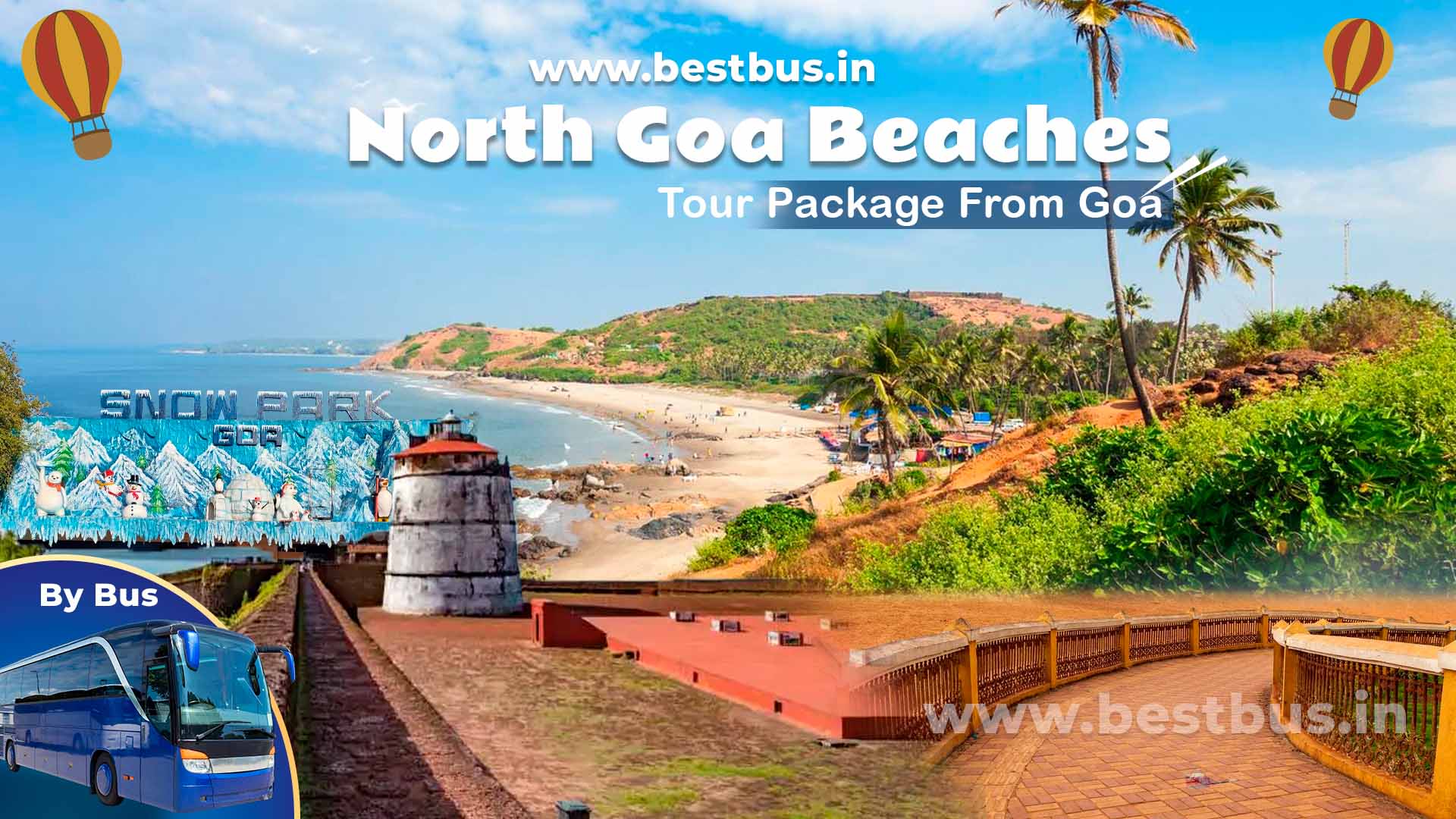 North Goa Beaches Tour Package From Goa