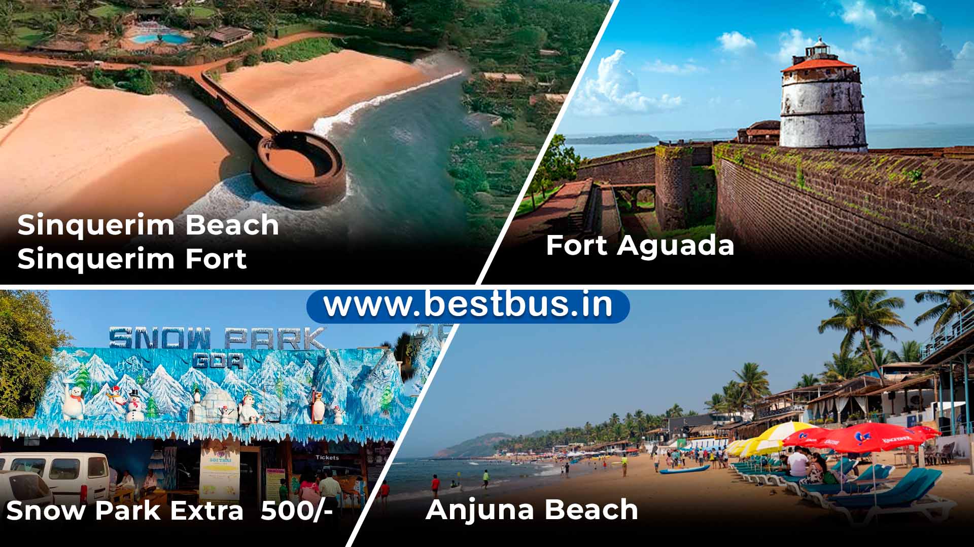 North Goa Beaches Tour Package From Goa