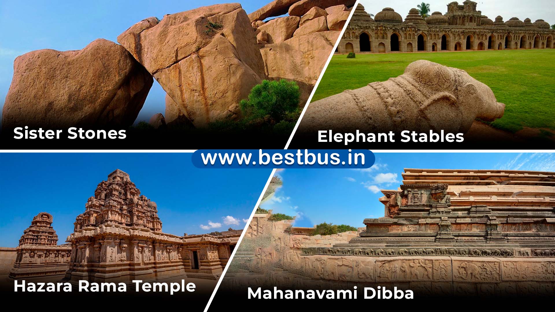 North Karnataka Temple Tour With Hampi-banashankari-badami-aihole-pattadakal-bijapur-kudala Sangama From Bangalore