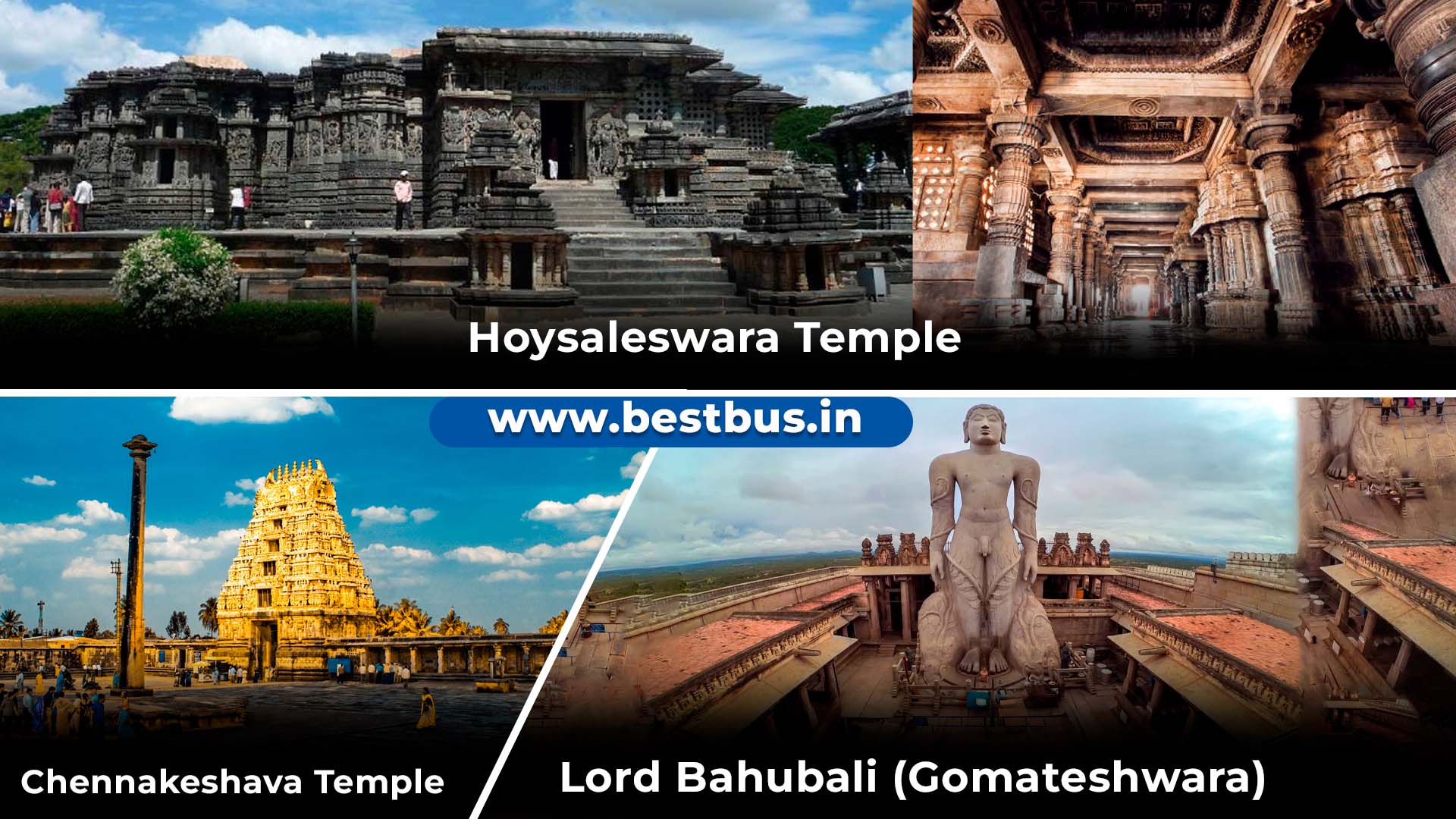 One Day Belur Halebid Statue Of Bahubali Shravanbela Gola Tour Package From Bangalore