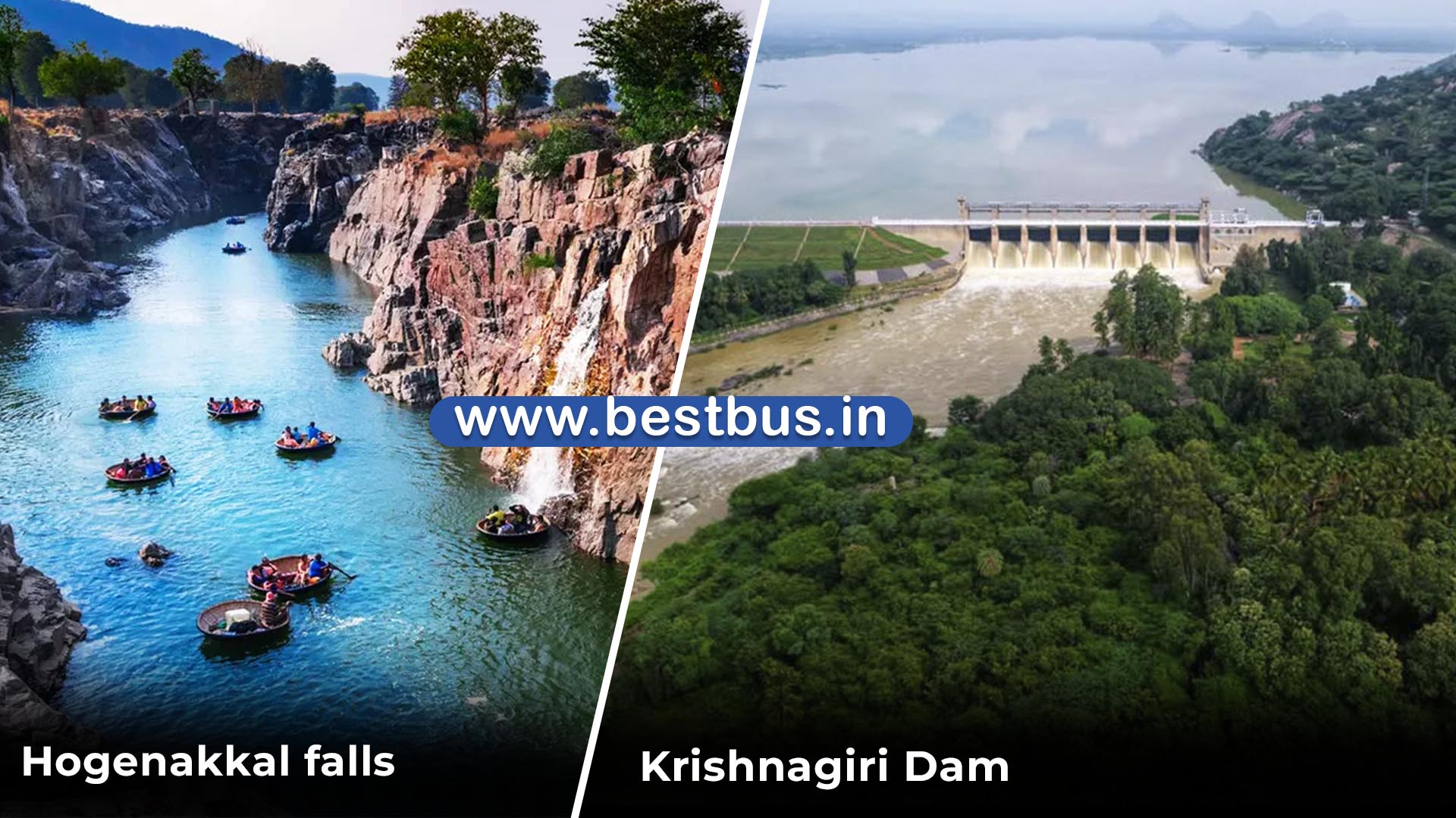 One Day Krishnagiri Dam-Hogenakkal Falls Tour Package From Bangalore Visit place 1