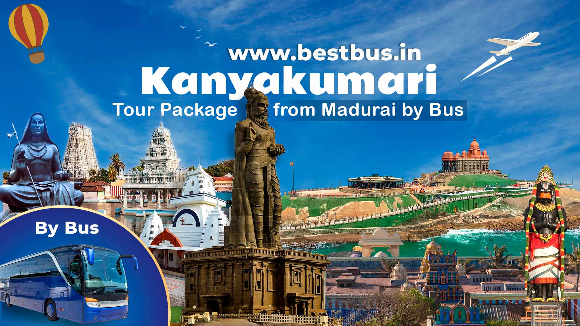 One Day Madurai To Kanyakumari Tour Package