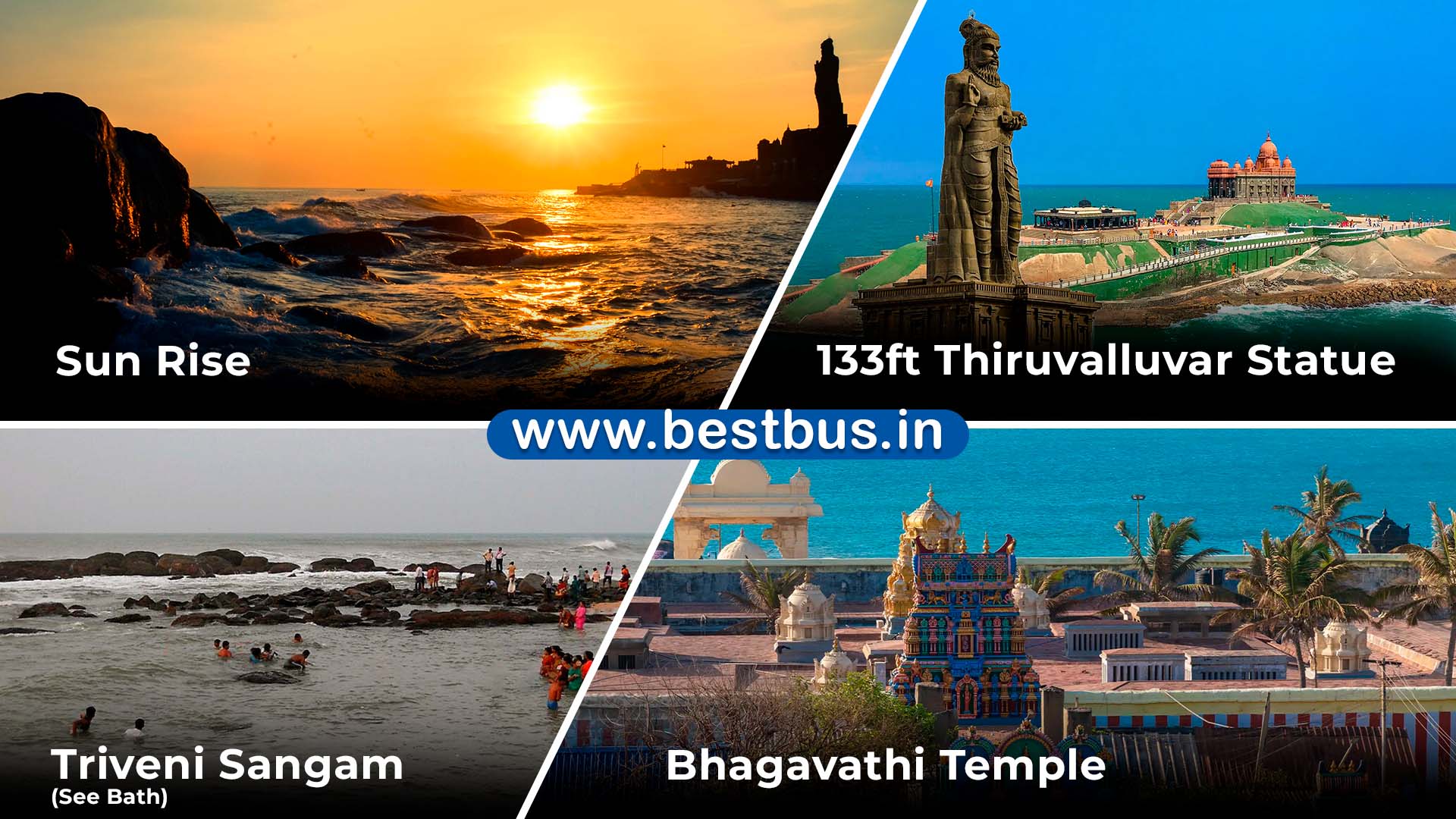 One Day Madurai To Kanyakumari Tour Package