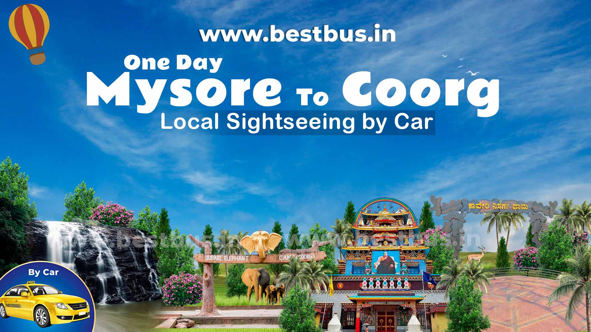 One Day Mysore To Coorg Tour Package By Car