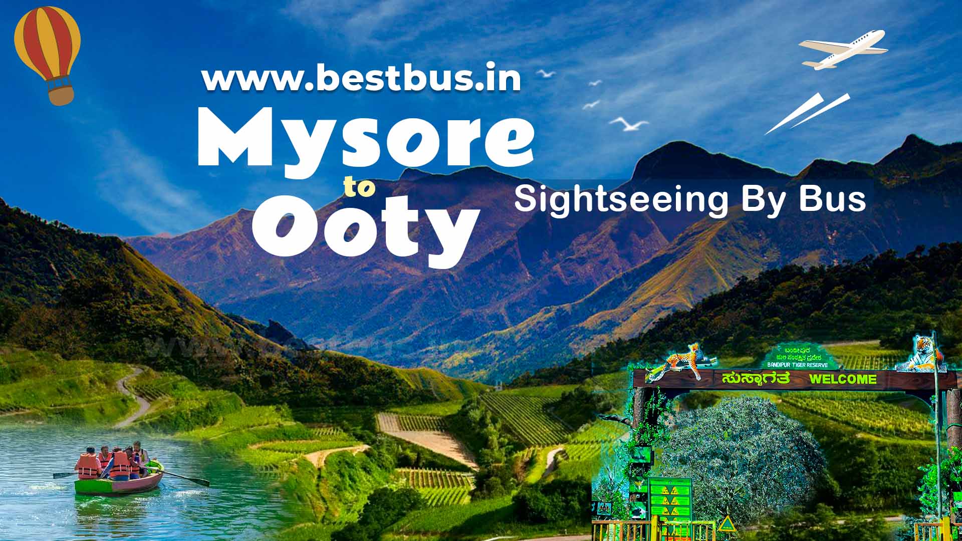One Day Mysore To Ooty Sightseeing By Bus