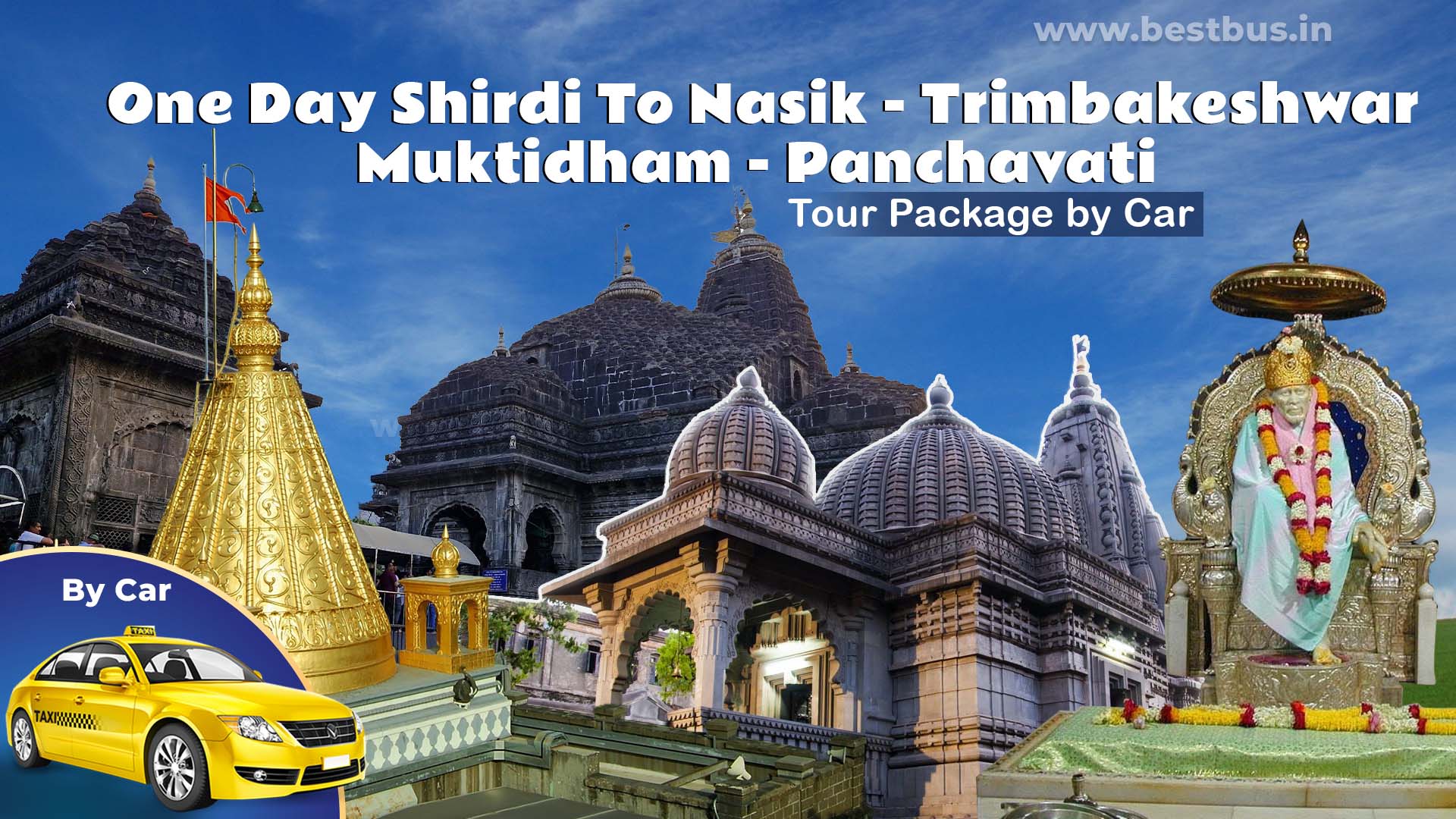 One Day Shirdi To Nasik Trimbakeshwar Tour Package