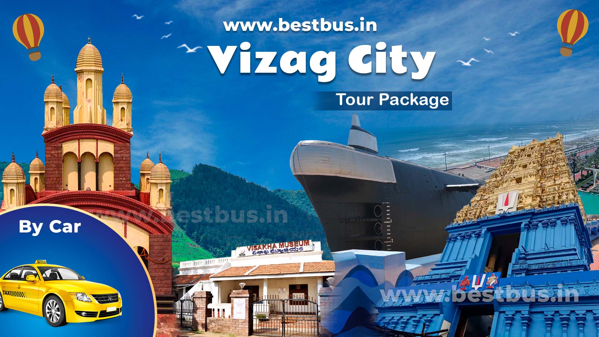 One Day Vizag City Tour Package By Car