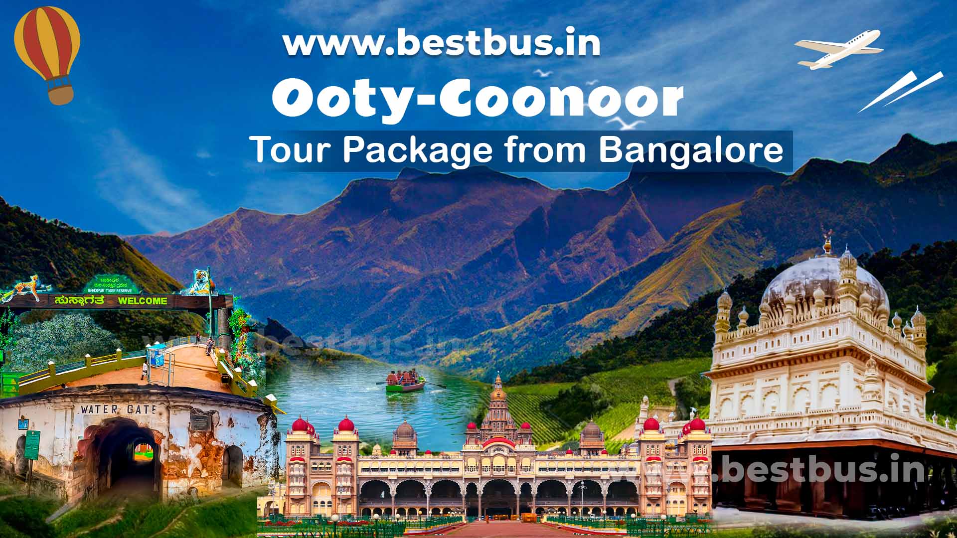 Ooty Coonoor Tour Package From Bangalore