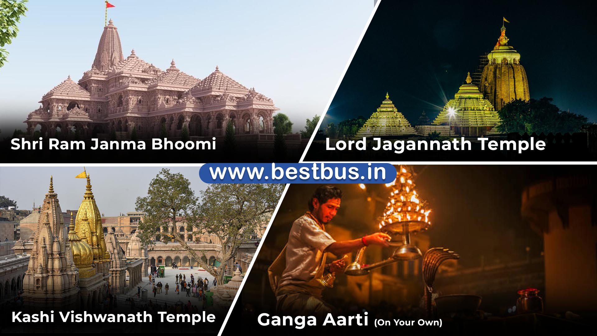 Puri, Gangasagar With 02 Jyotirlinga (Baba Baidyanath & Kashi Vishwanath) And Ramlalla Darshan From Indore  visited place 01