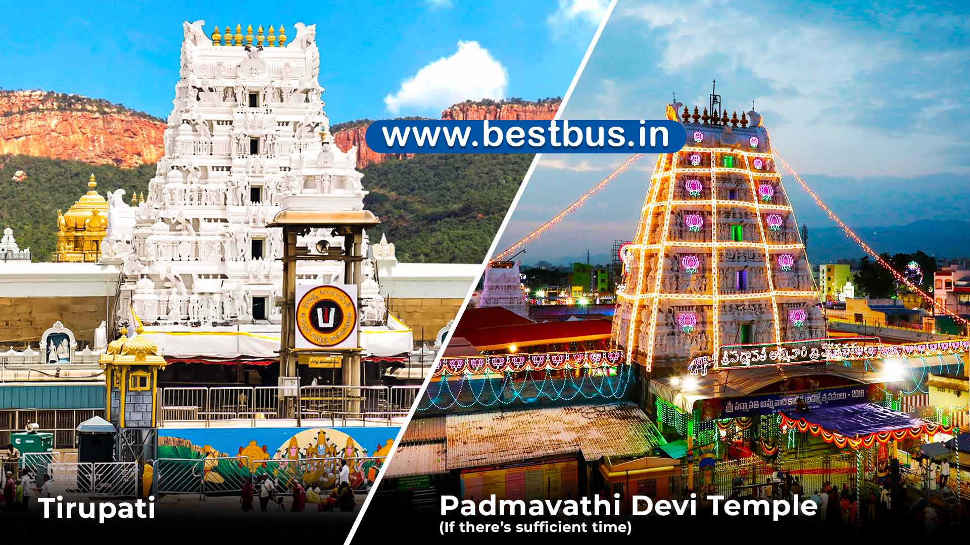 Chennai To Tirupati Balaji (with SSD Token)-Srikalahasti Tour Package By Bus