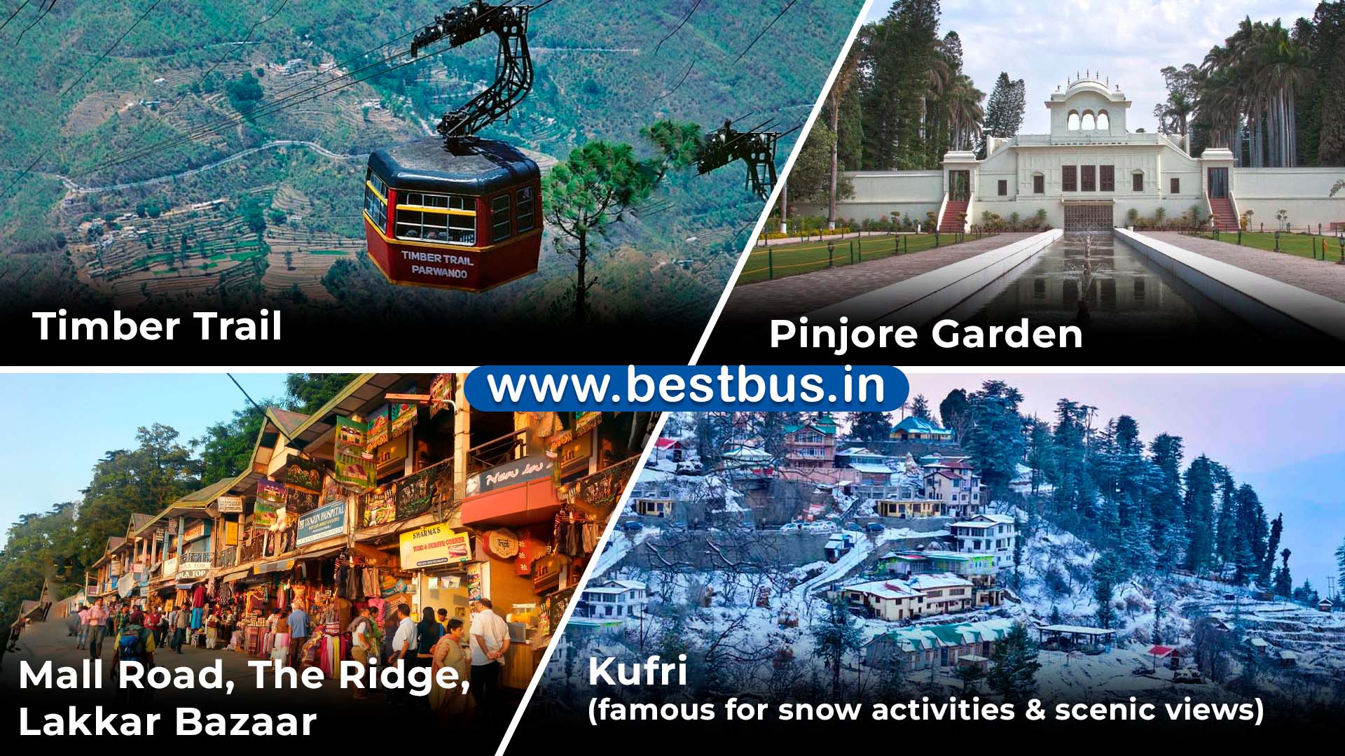Shimla Kulu Manali Chandigarh Tour By Cab