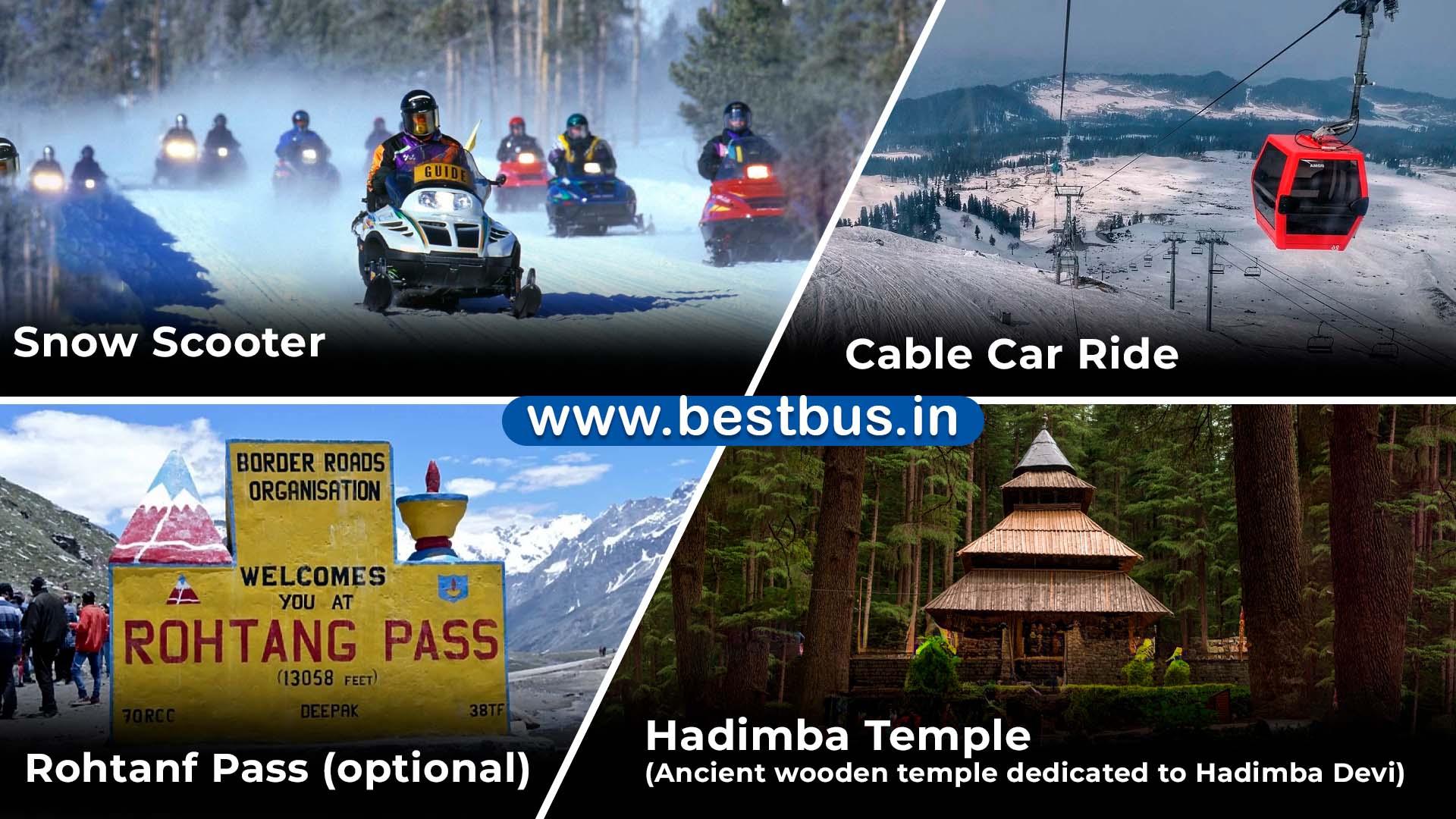 Shimla Kulu Manali Chandigarh Tour By Cab