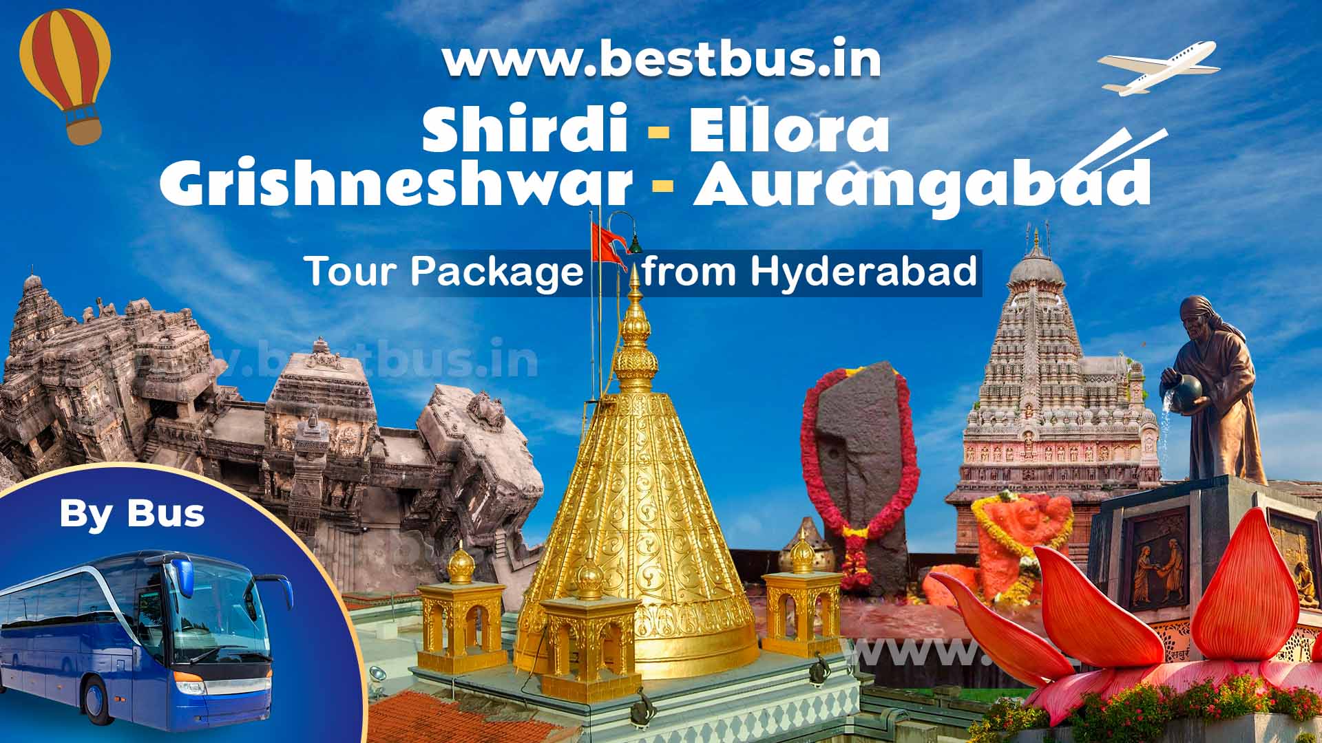 Shirdi Shani Shingnapur Grishneshwar Ellora Tour From Hyderabad