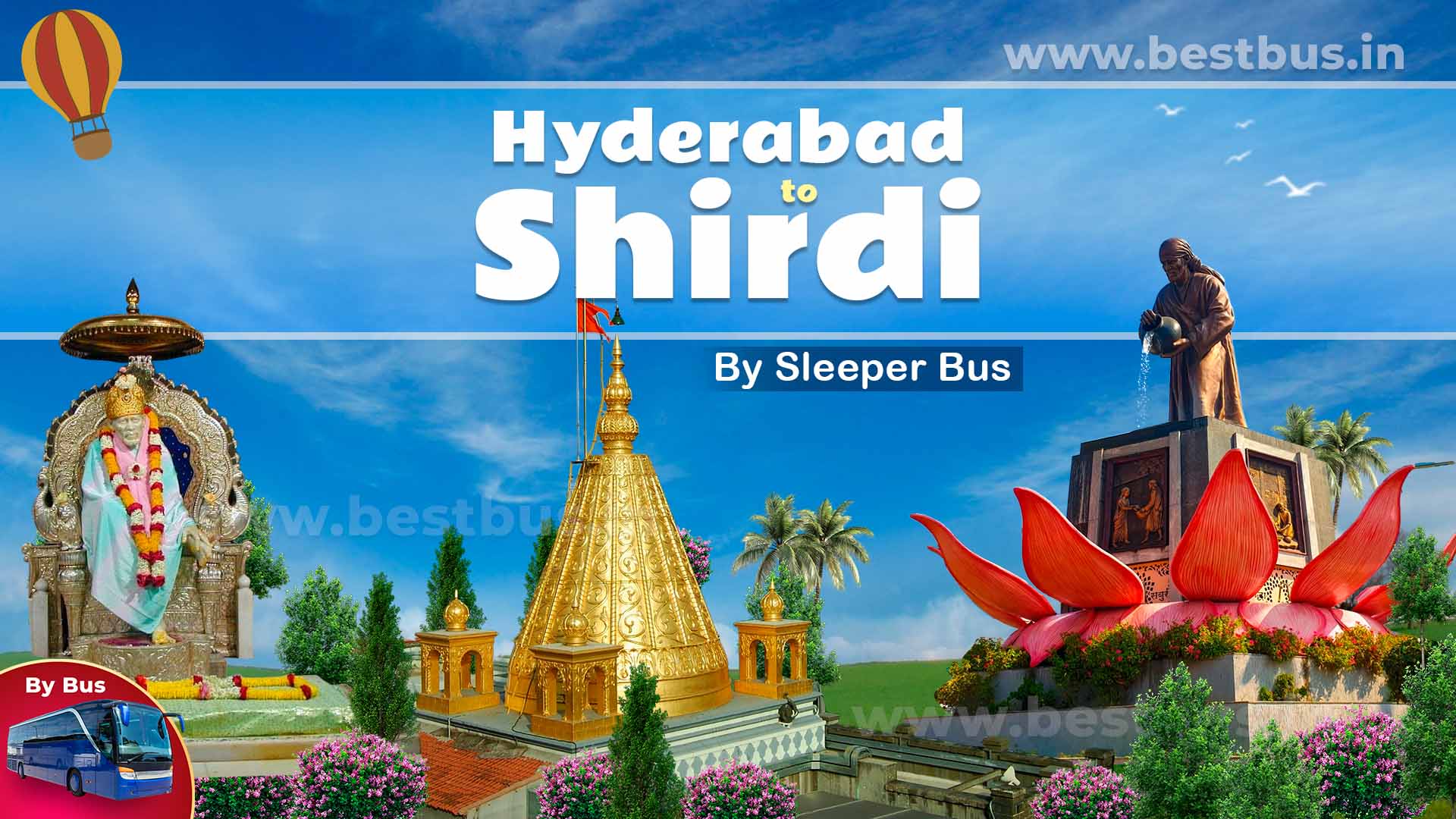 Shirdi Tour Package From Hyderabad By Sleeper Bus