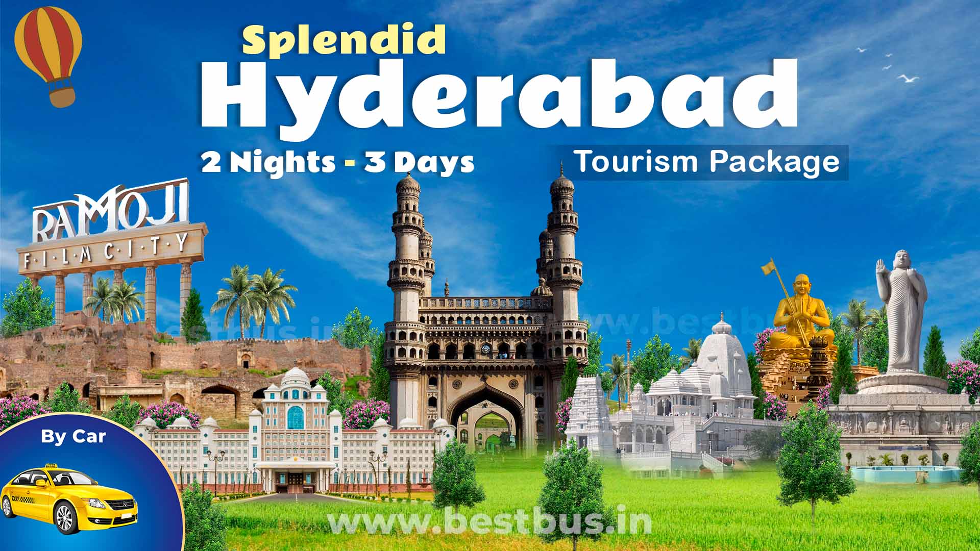 Splendid Hyderabad Tourism Package For 2 Nights-3 Days