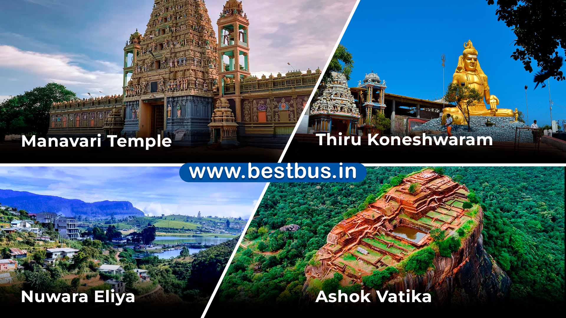 Sri Lanka - The Ramayana Yatra With Trincomalee-dambulla-kandy-colombo-nuwara Eliya From Hyderabad By Flight
