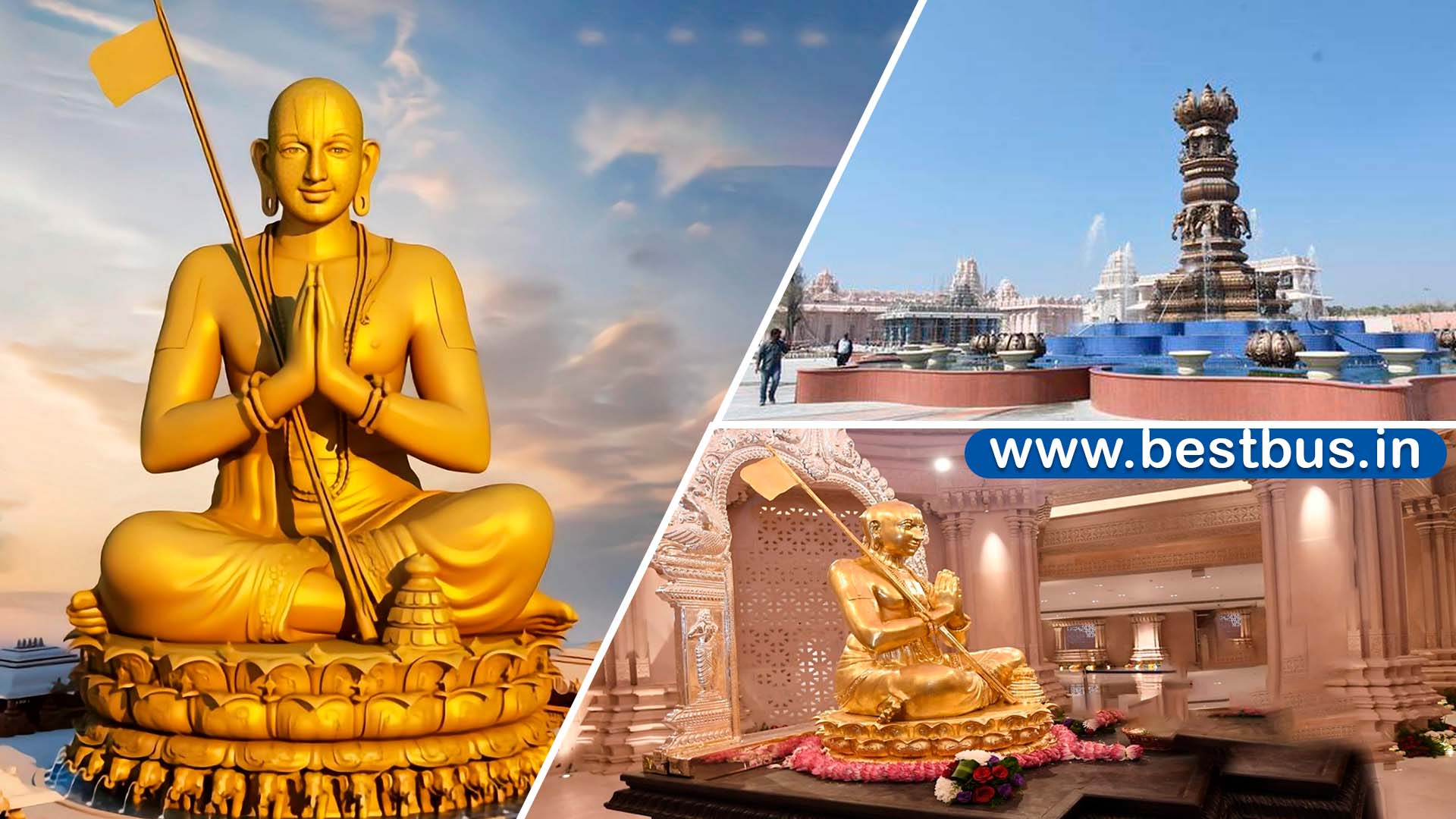 Statue of Equality Tour Package by Car