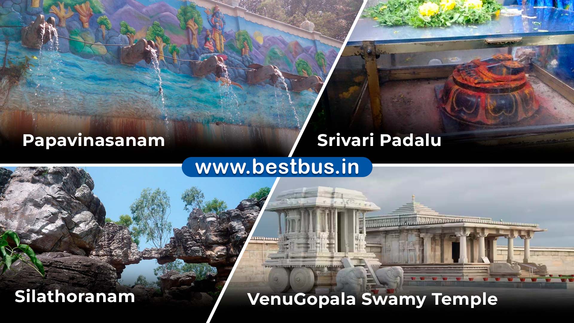 Tirumala Local Temples Darshan Tour Package From Tirupati Or Tirumala By Car