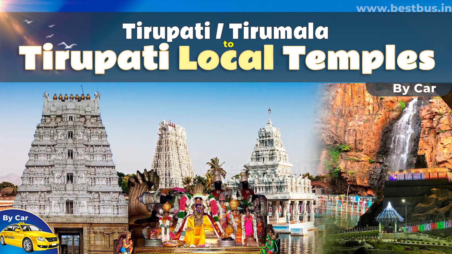 Tirupati Local Temples Darshan Tour Package From Tirupati Or Tirumala By Car