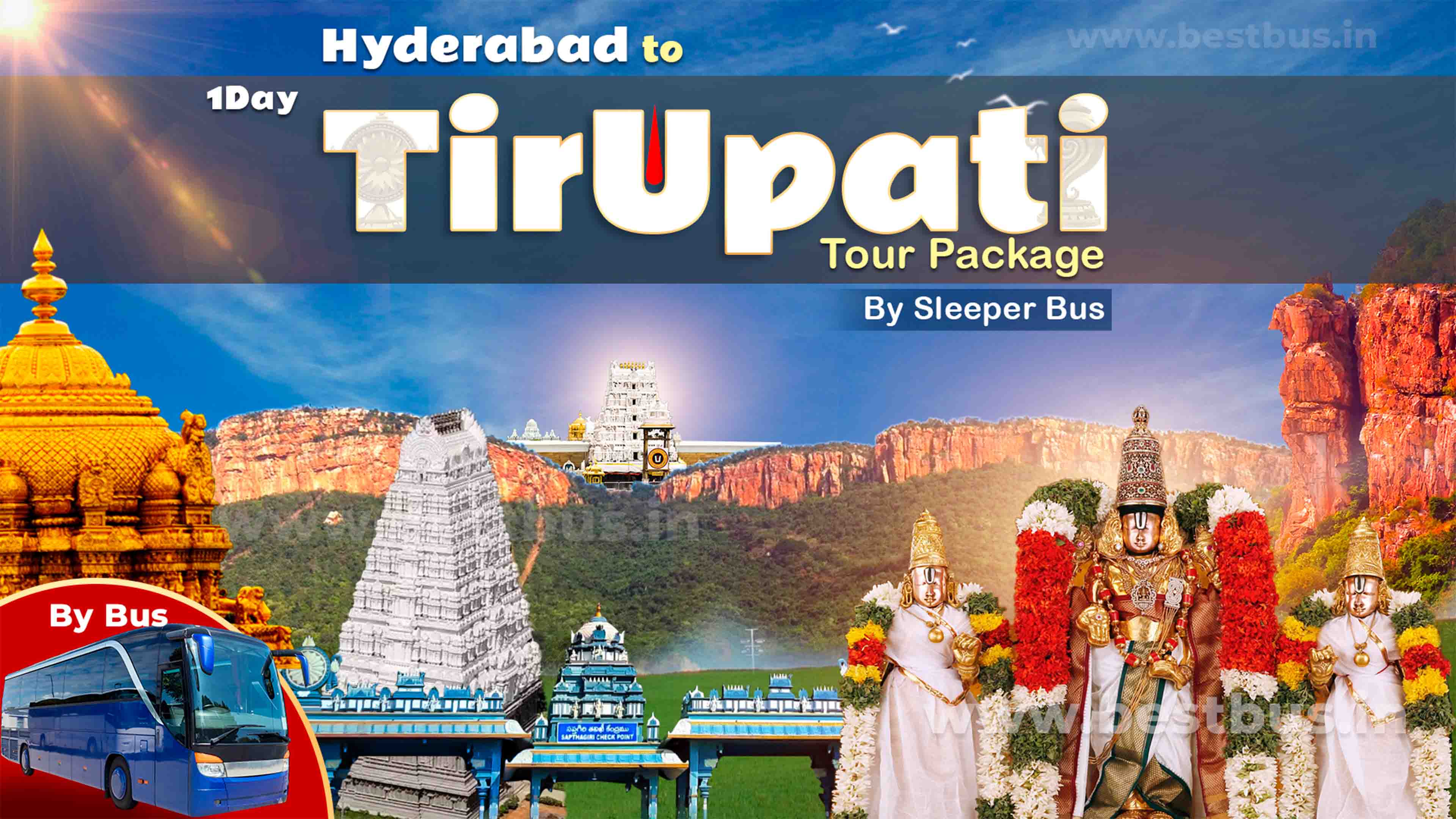 Tirupati Package From Hyderabad Sleeper Bus