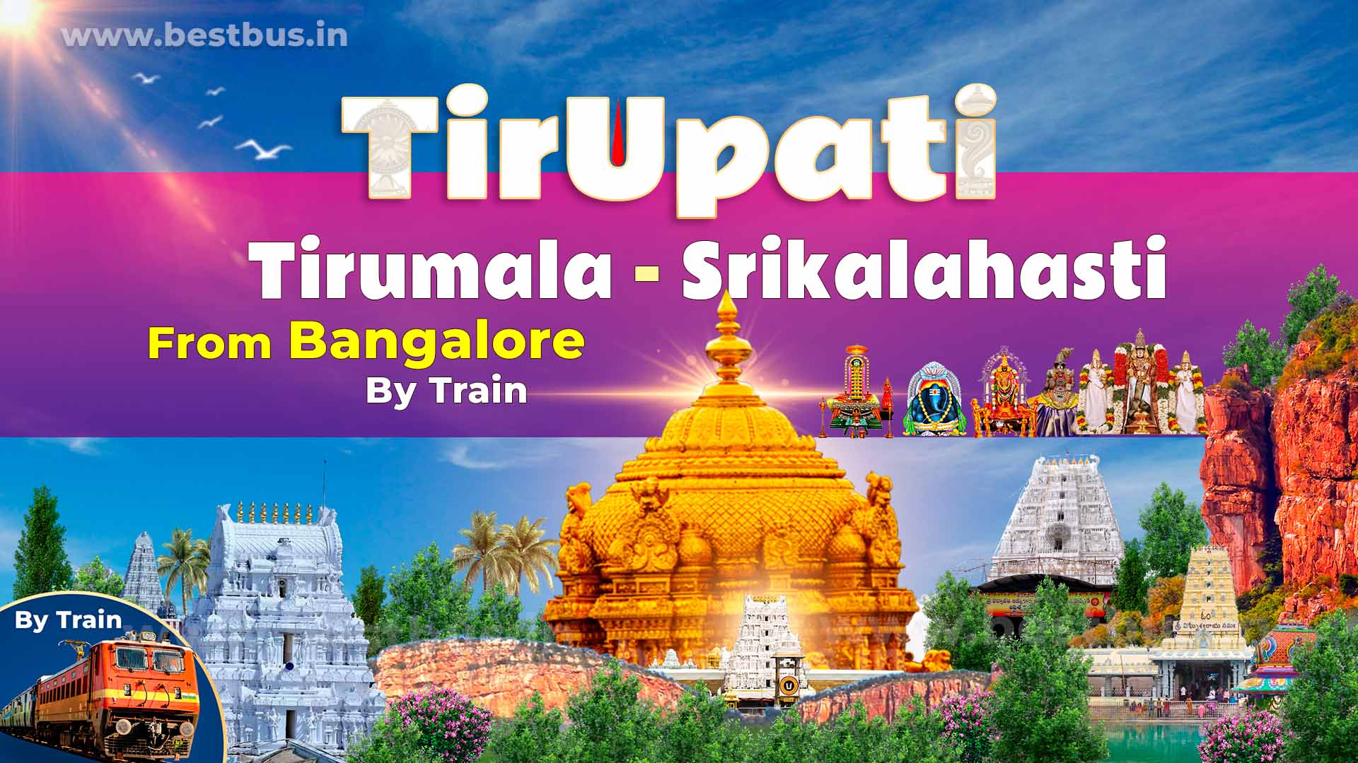 Tirupati-Tirumala-Srikalahasti Tour Package From Bangalore By Bus