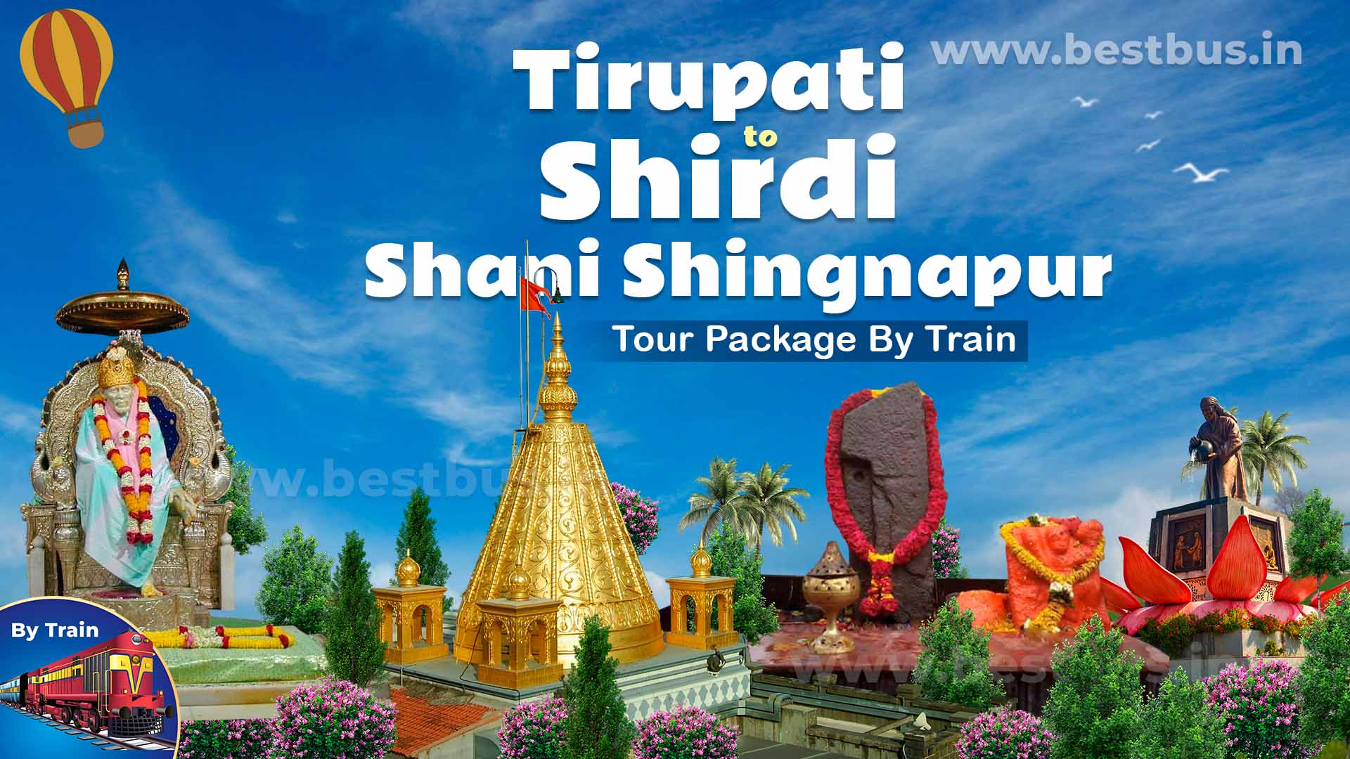 Tirupati To Shirdi Shani Shingnapur Tour Package By Train