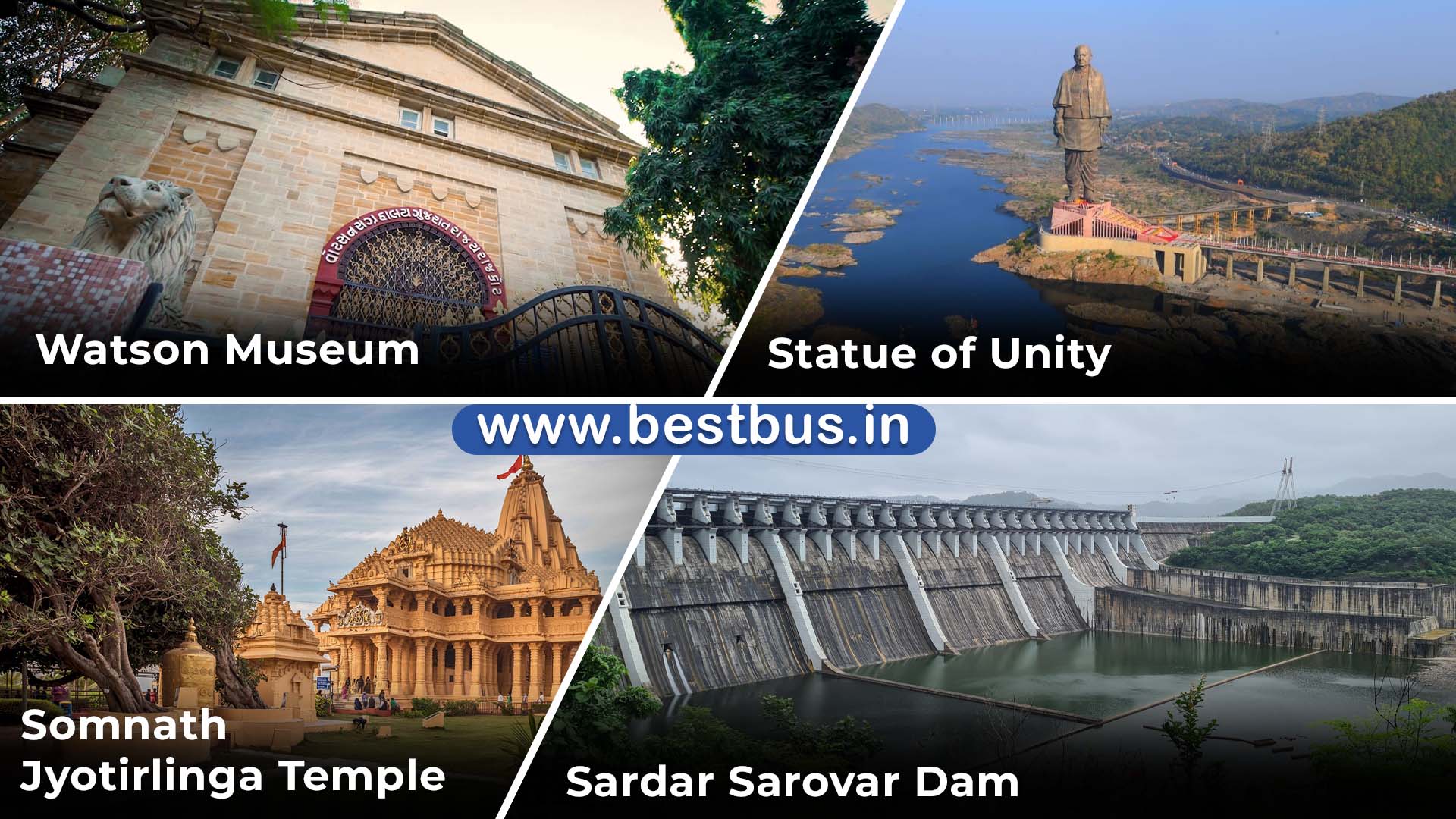 Vadodara-Kevadia-Ahmedabad-Rajkot-Dwarka-Somnath Tour Package From Kolkata By Flightvisit place 1