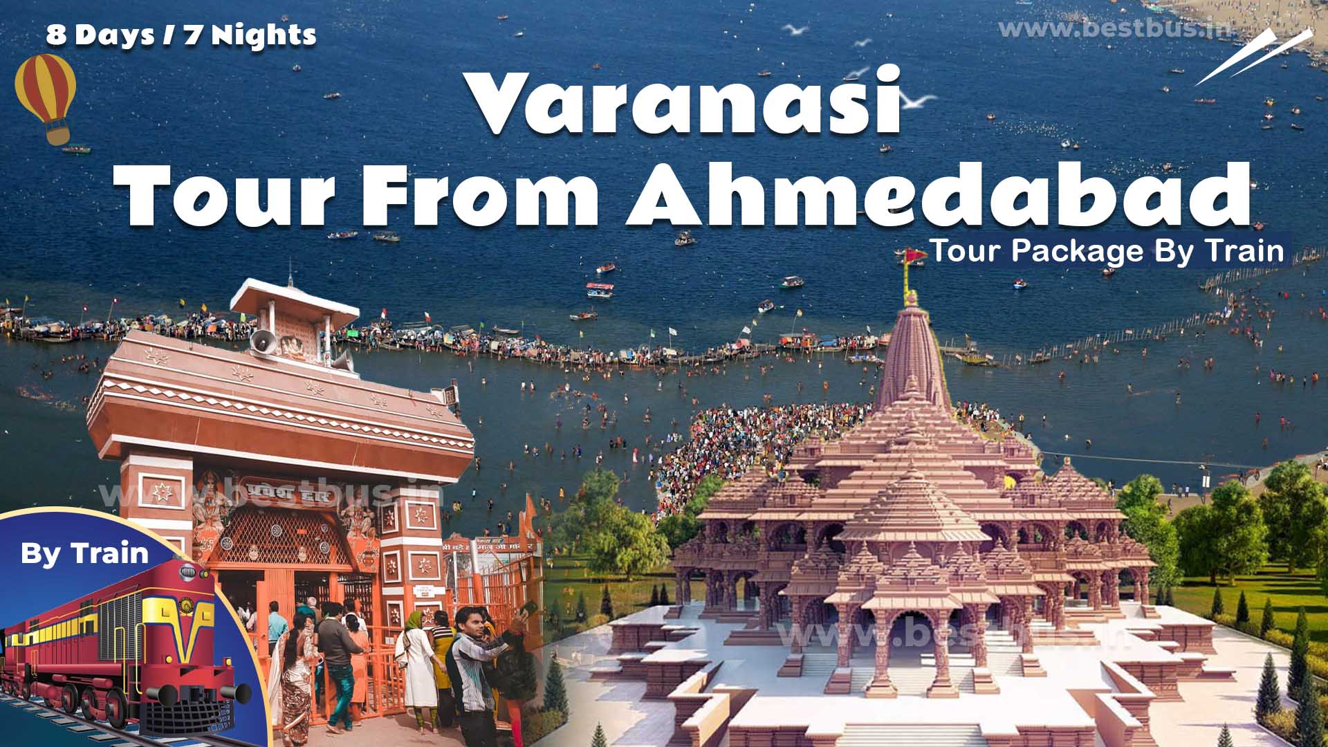 Varanasi Tour From Ahmedabad