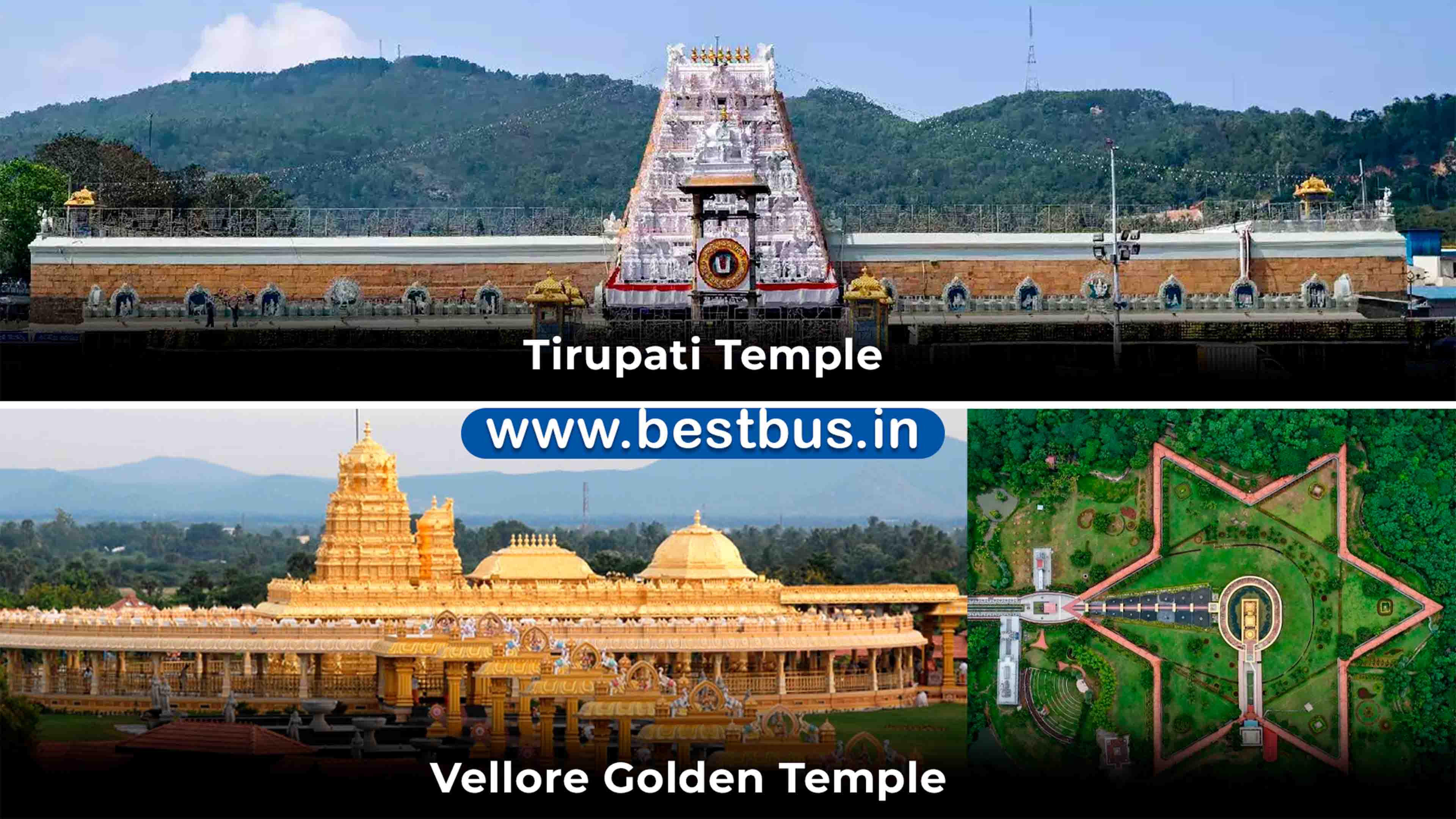 Vellore Golden Temples Darshan Tour Package From Tirupati Or Tirumala By Car