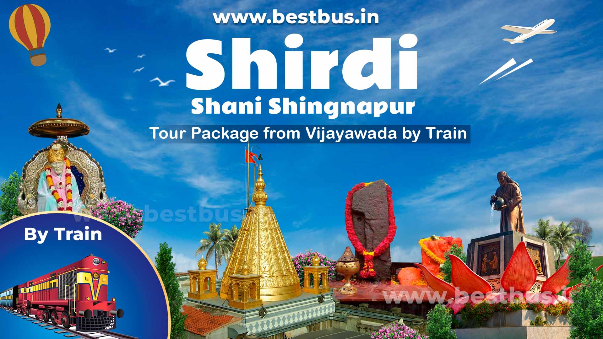 Vijayawada To Shirdi Shani Shingnapur Tour Package By Train