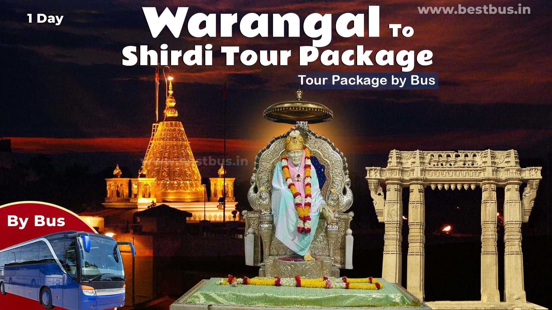Warangal To Shirdi Tour Package By Bus