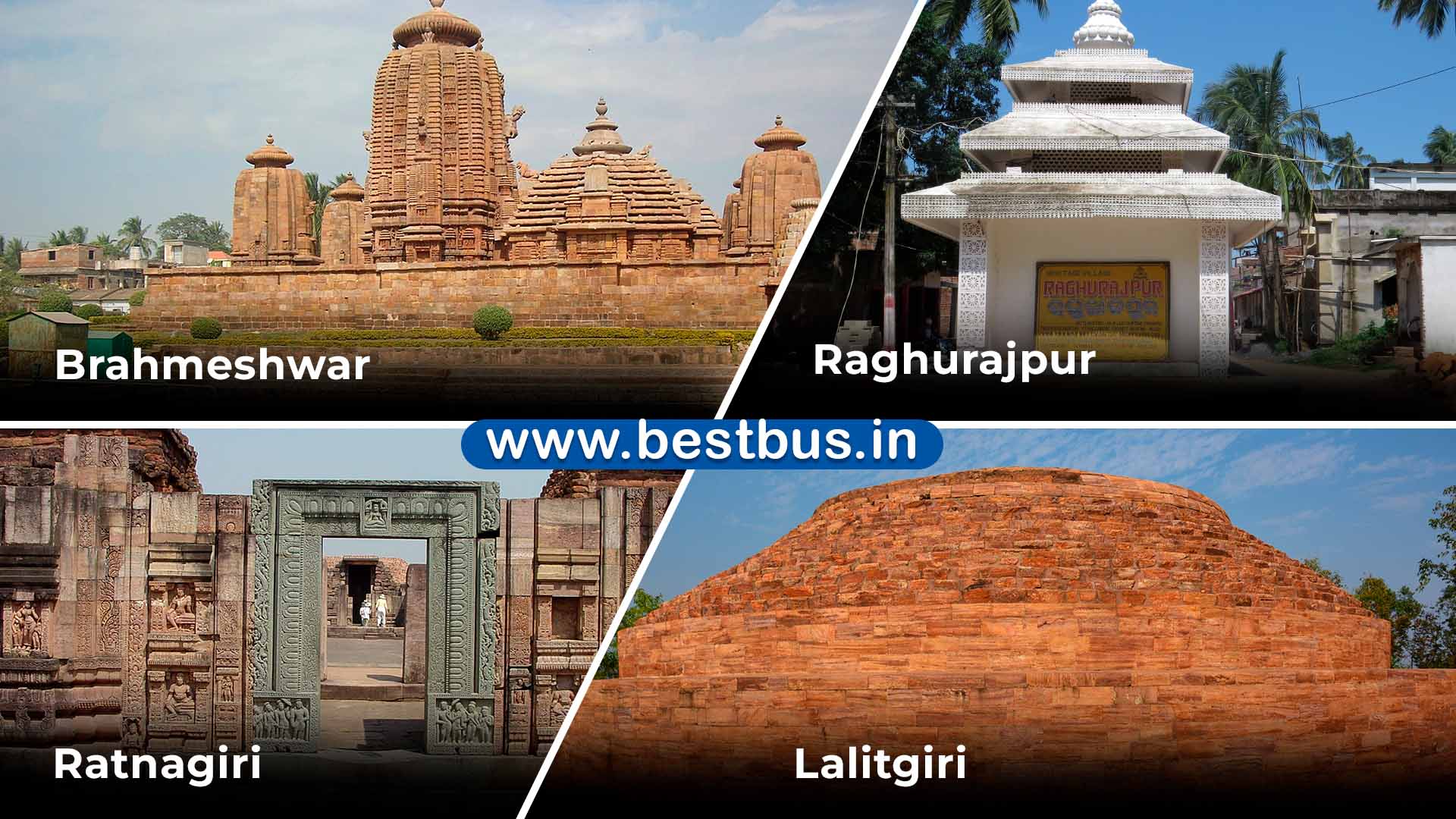 Wonders Of Odisha With Bhubaneswar-puri-chilika-konark-udaigiri From Bhubaneswar