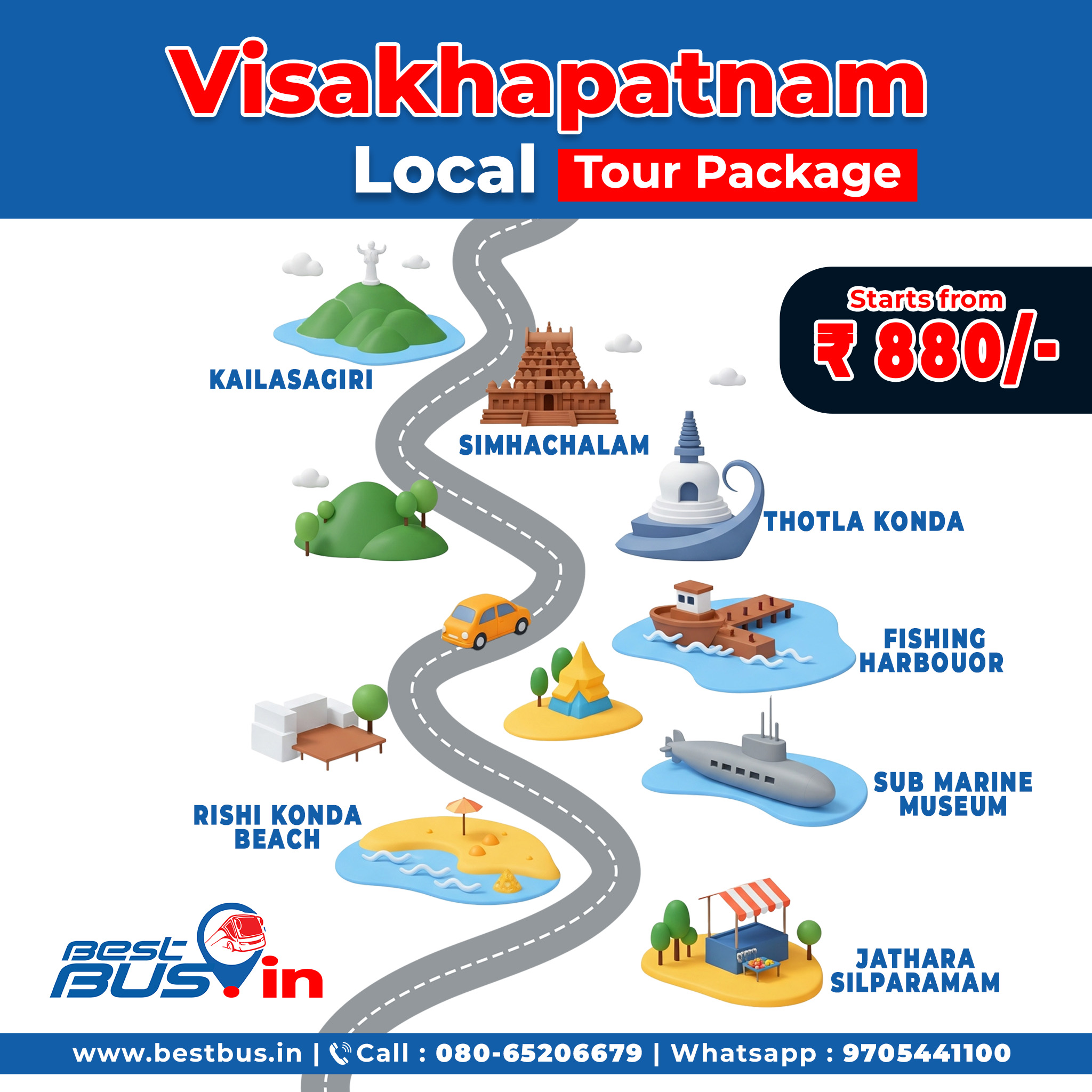 Aptdc Visakhapatnam Local Tour Package