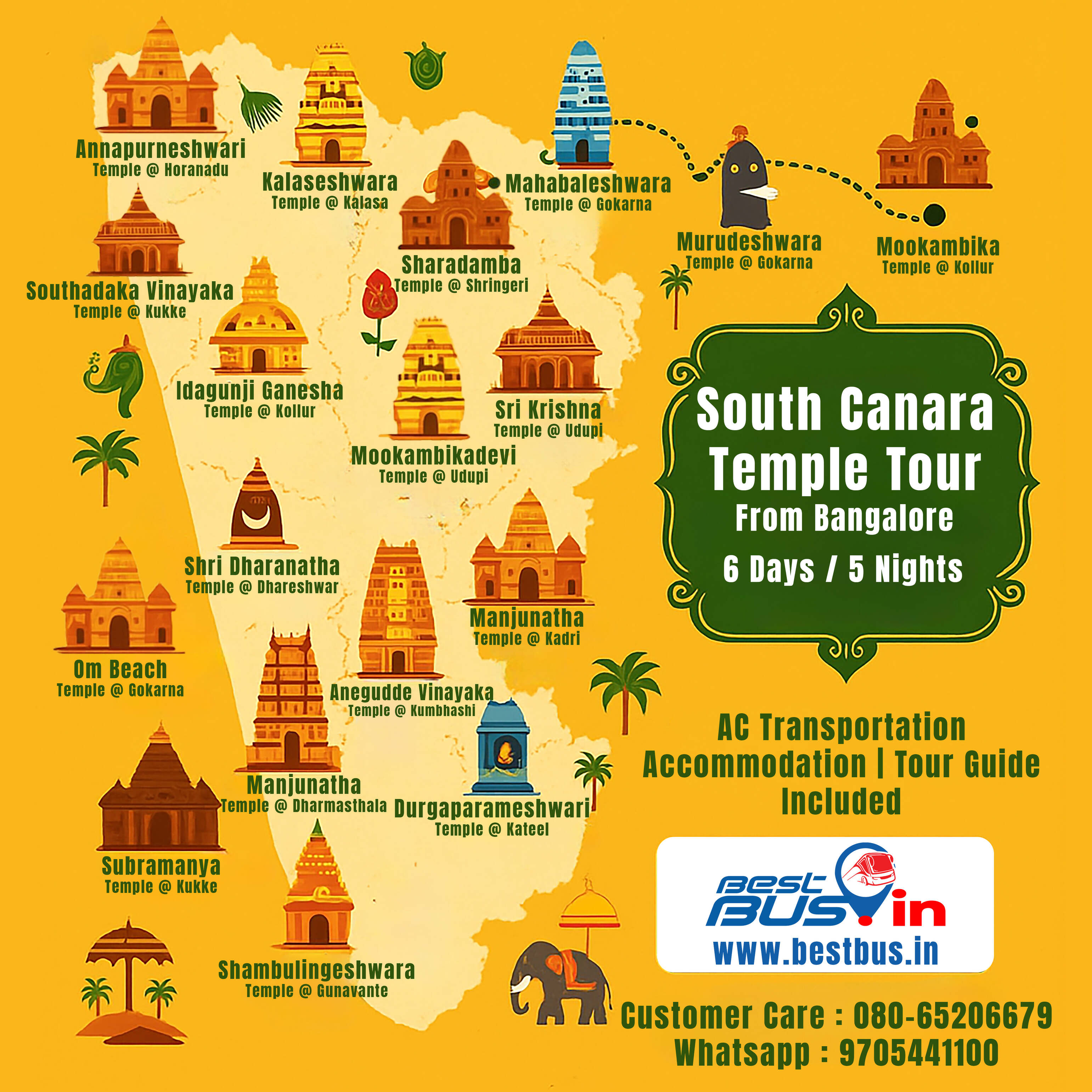 Gokarna Murudeshwar Package Tour From Bangalore Kstdc
