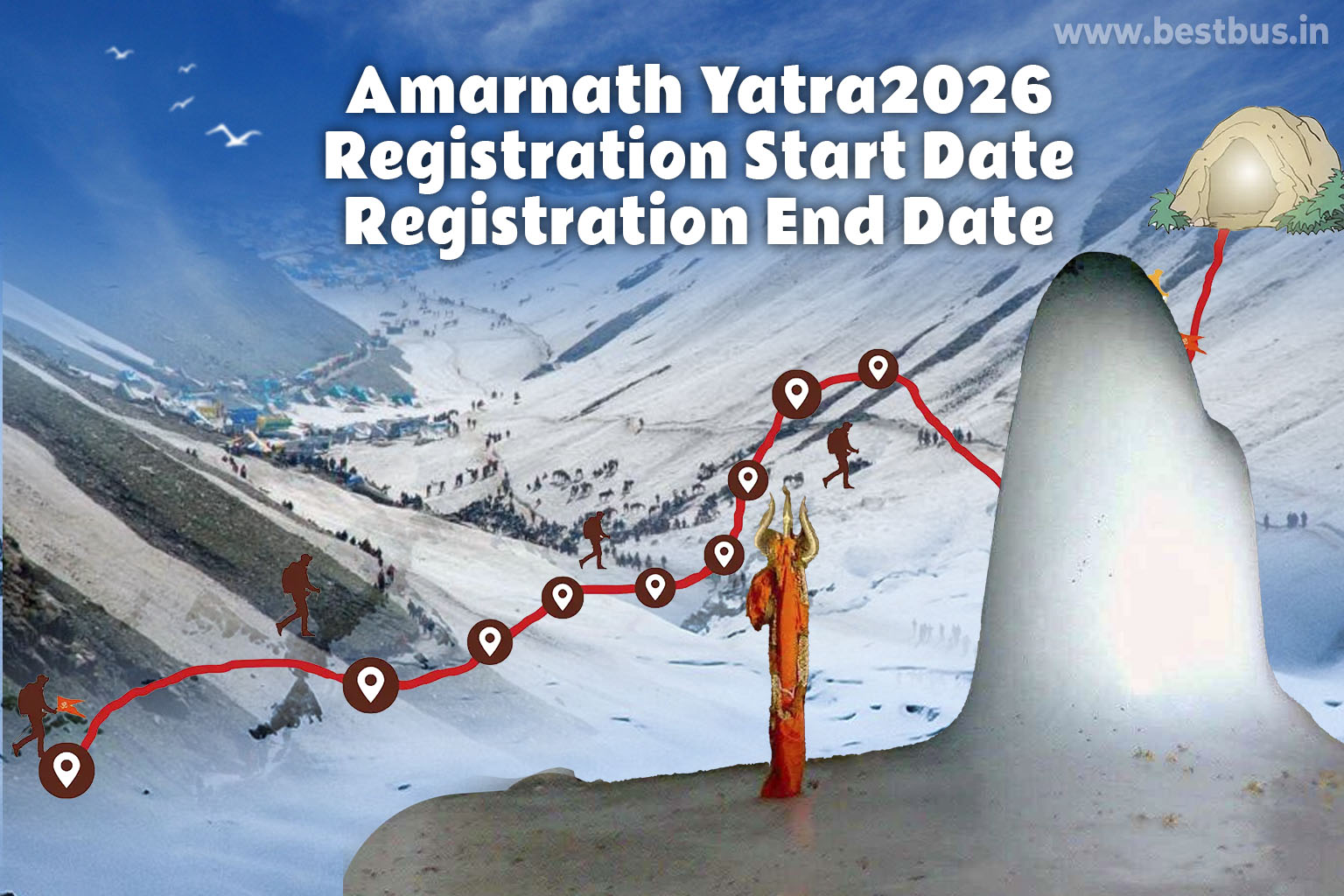 Amarnath Yatra 2026 Registration Start Date & Registration End Date