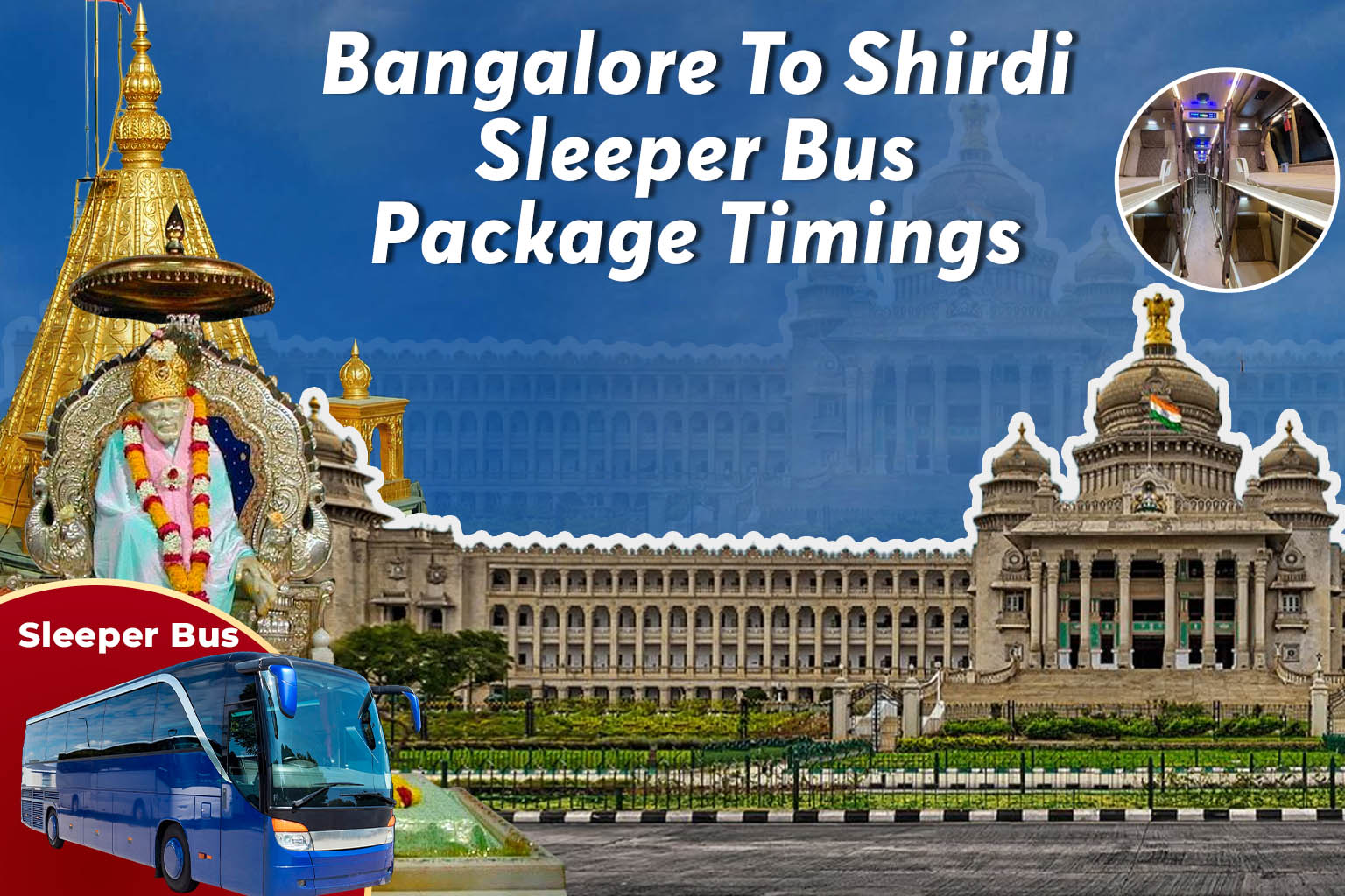 Bangalore To Shirdi Sleeper Bus Package Timings