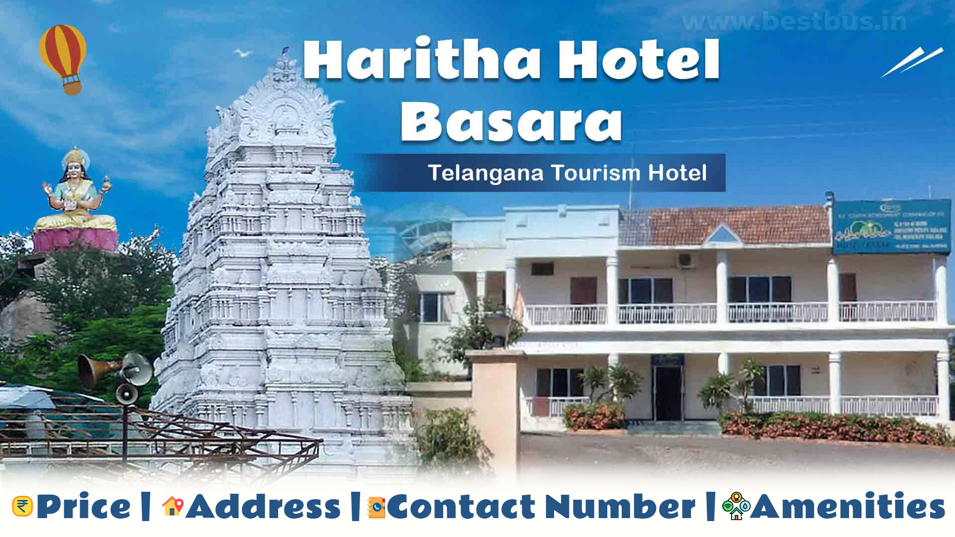 Basara Haritha Hotel Price, Address, Contact Number, Amenities