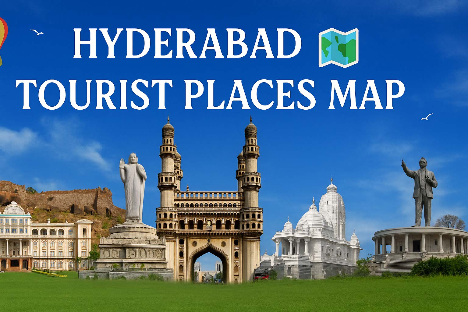 Hyderabad Tourist places map