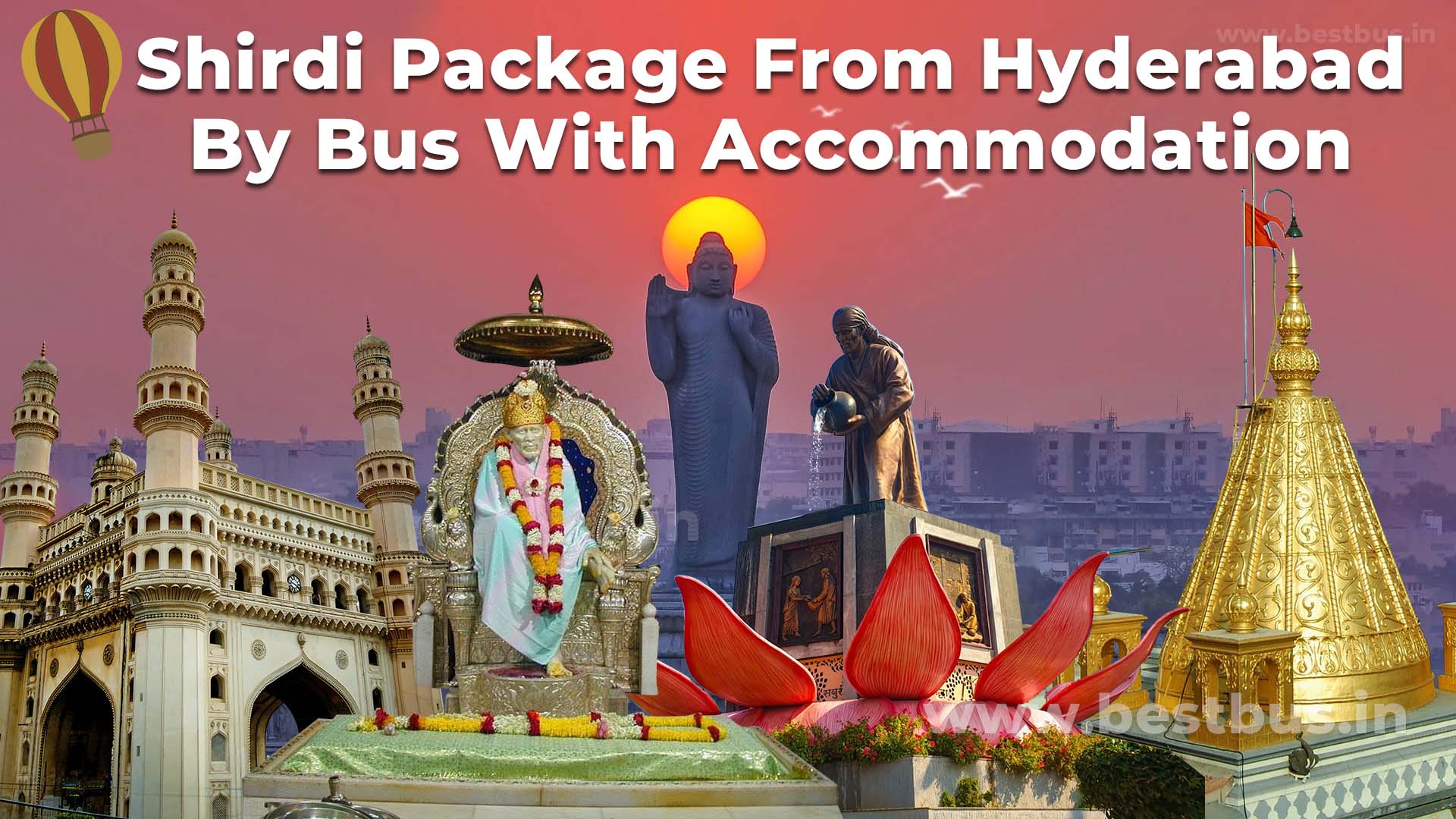 Shirdi Package From Hyderabad By Bus With Accommodation