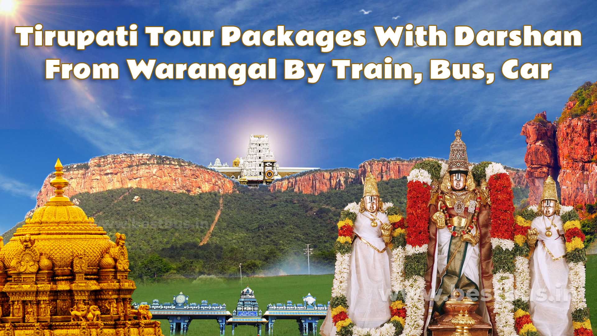 Tirupati Tour Packages with Darshan from Warangal